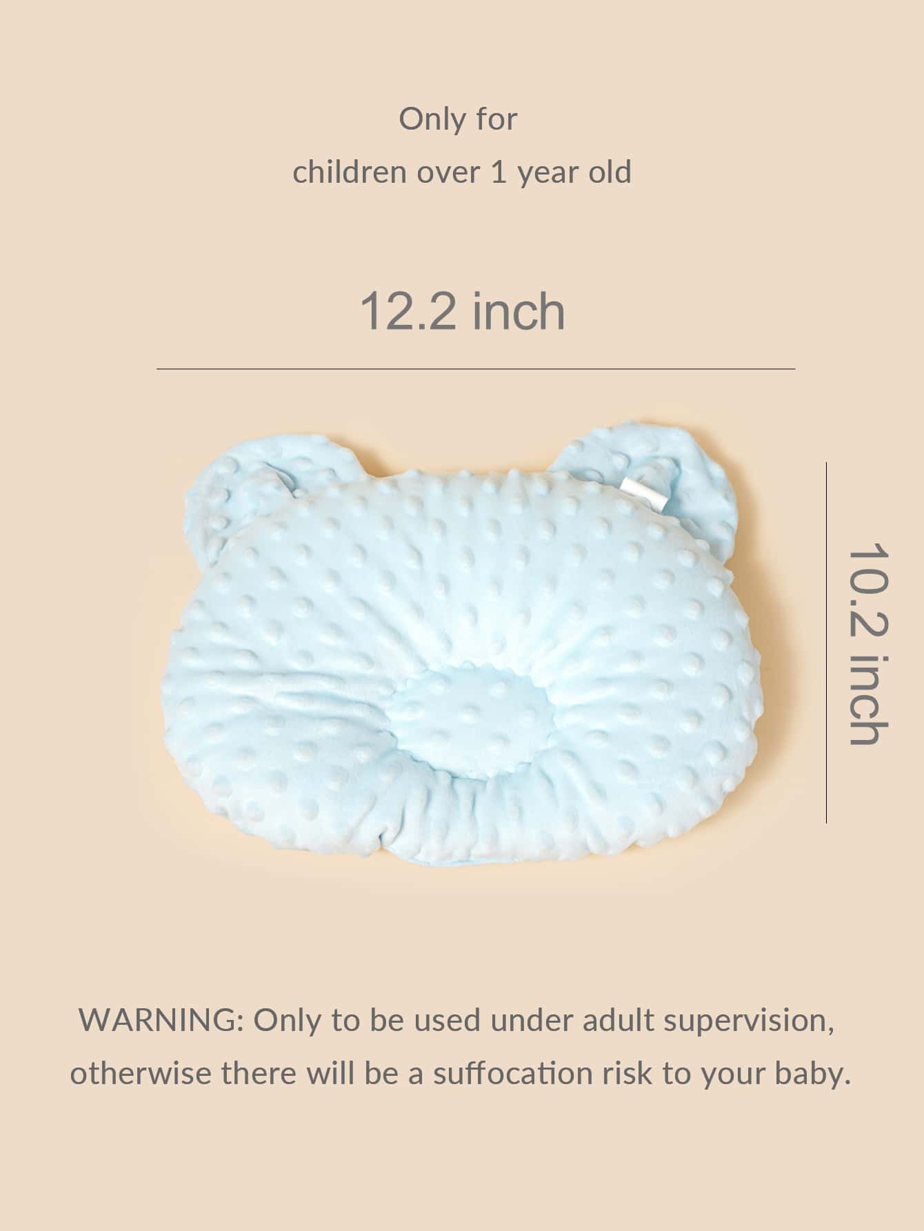 Bear Shaped Baby Pillow