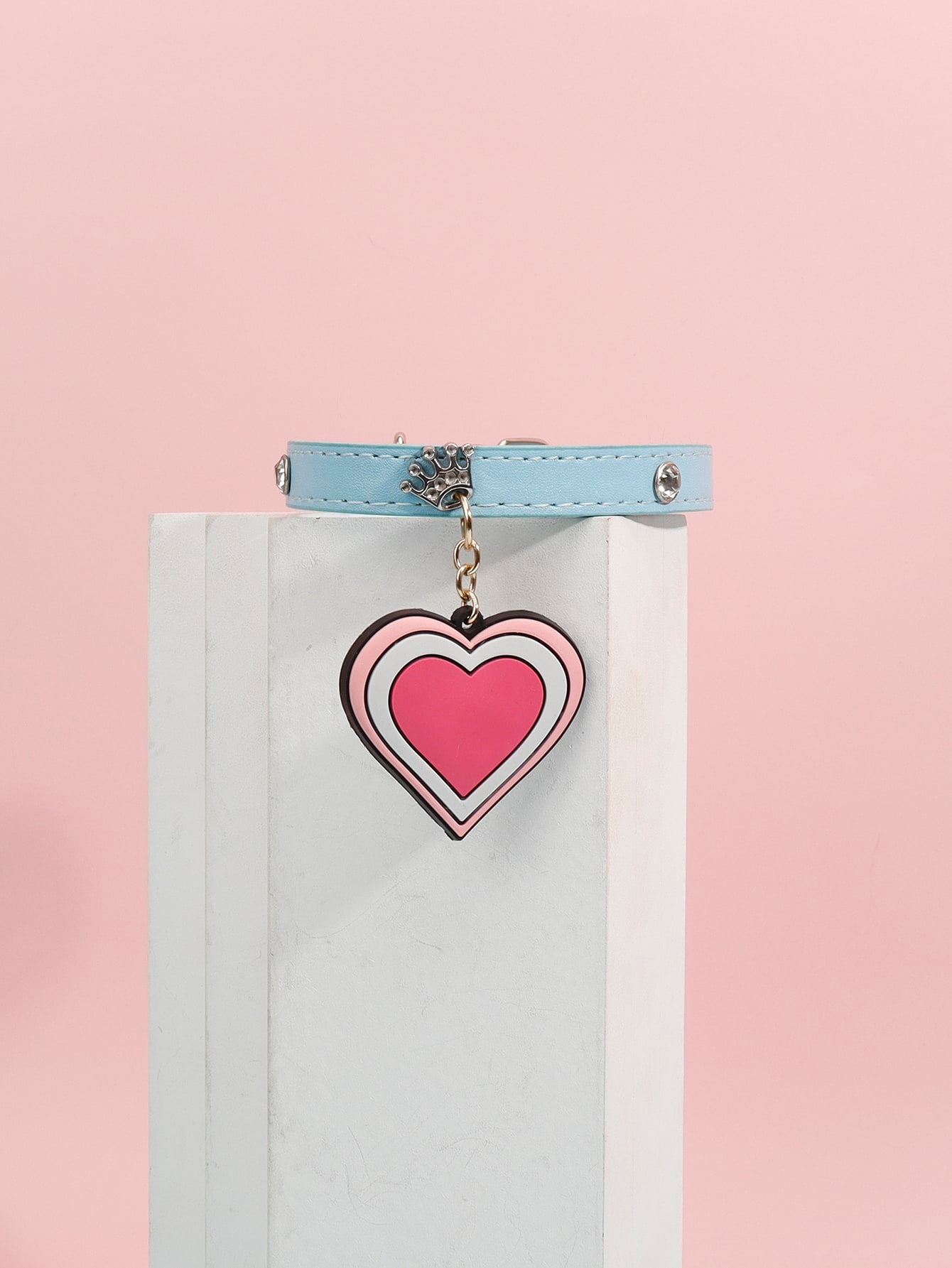 Heart Pendant Pet Collar