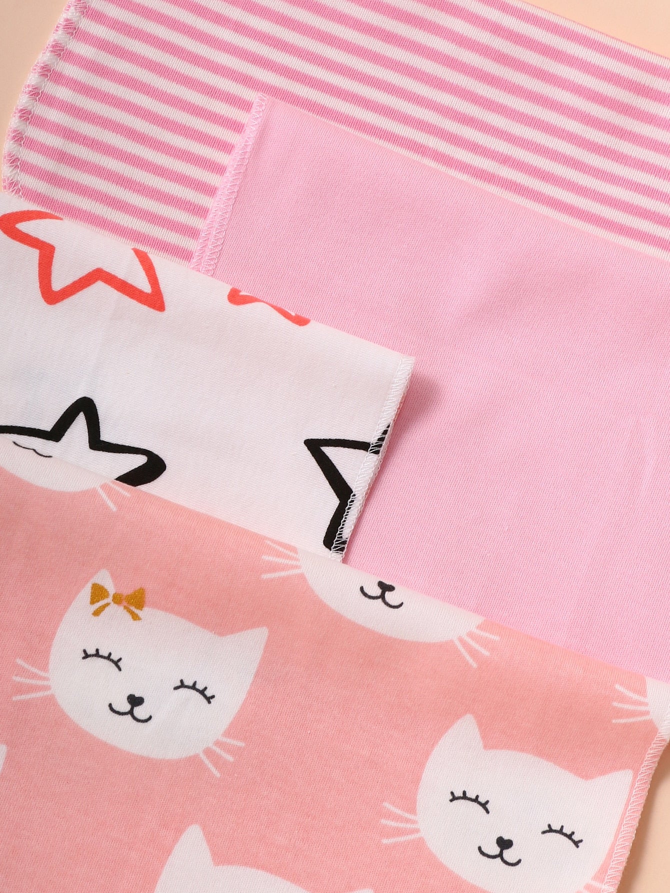 4pcs Baby Wipe Mouth Feeding Handkerchief