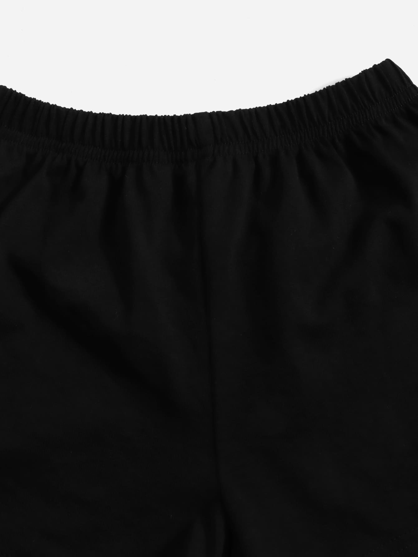 Toddler Girls Heart Print Top Shorts Set