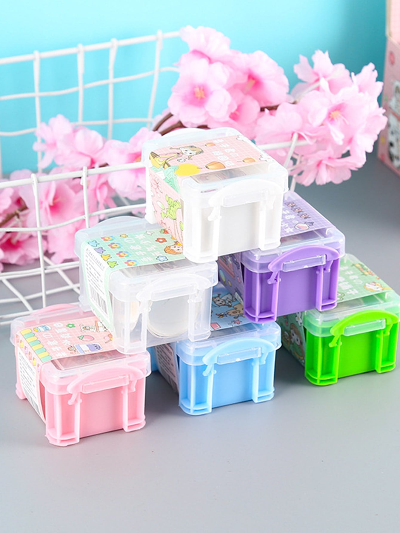 1set Cartoon Graphic Random Sticker
