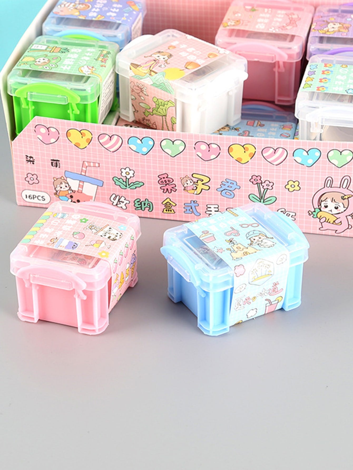 1set Cartoon Graphic Random Sticker