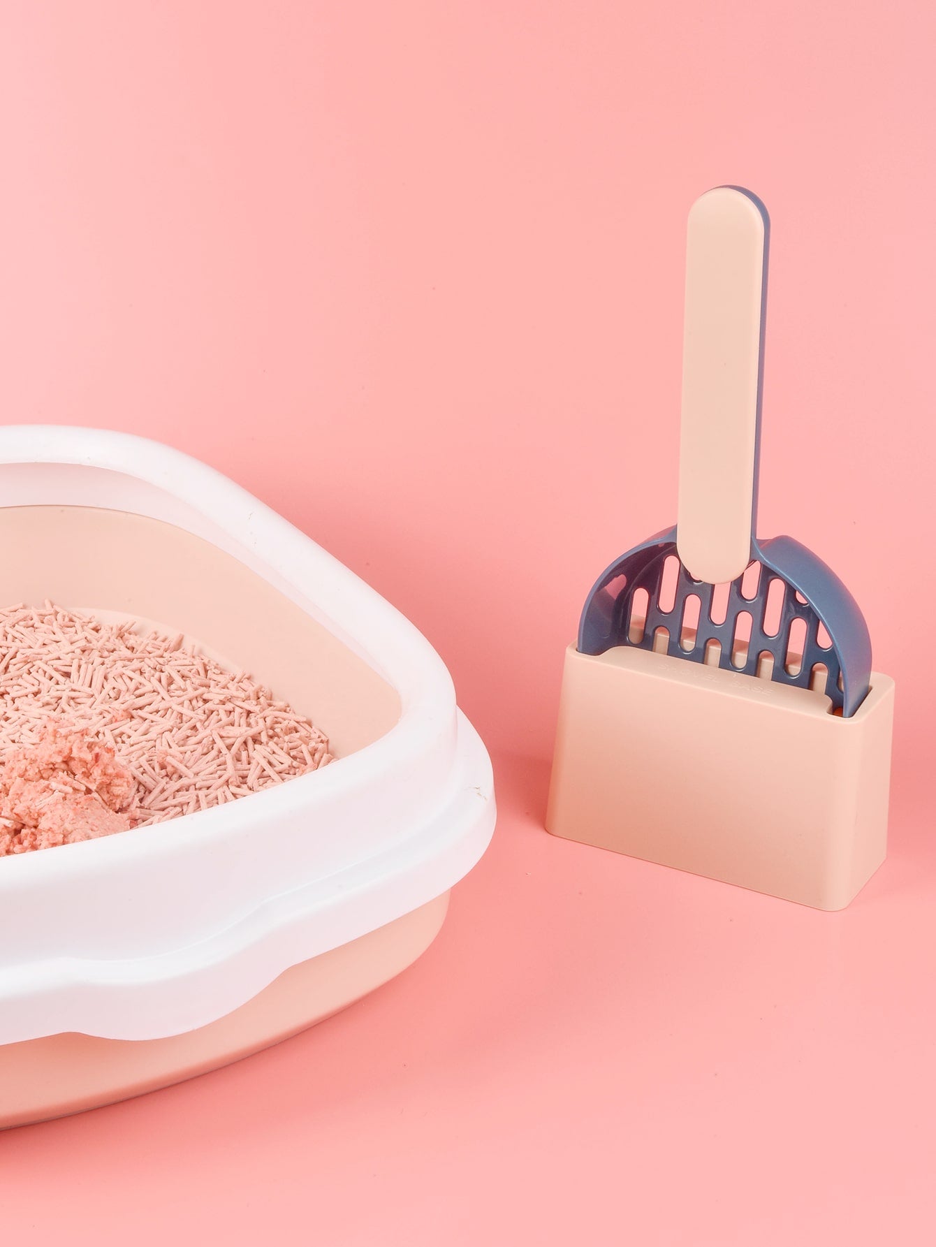 1set Cat Litter Shovel With Holder