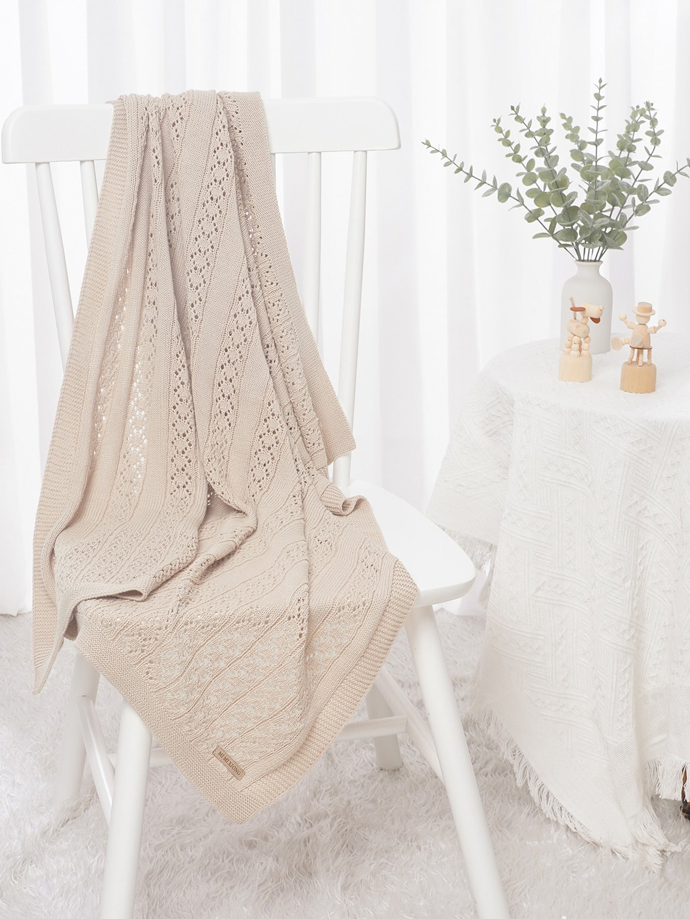 Solid Color Baby Swaddling Blanket