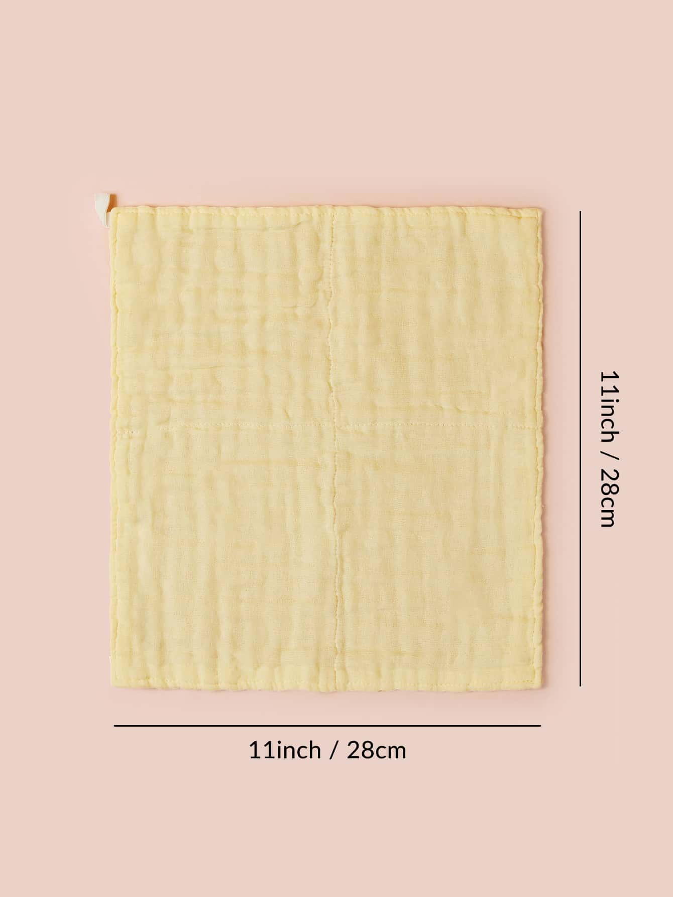5pcs Baby Solid Wipe Mouth Feeding Handkerchief