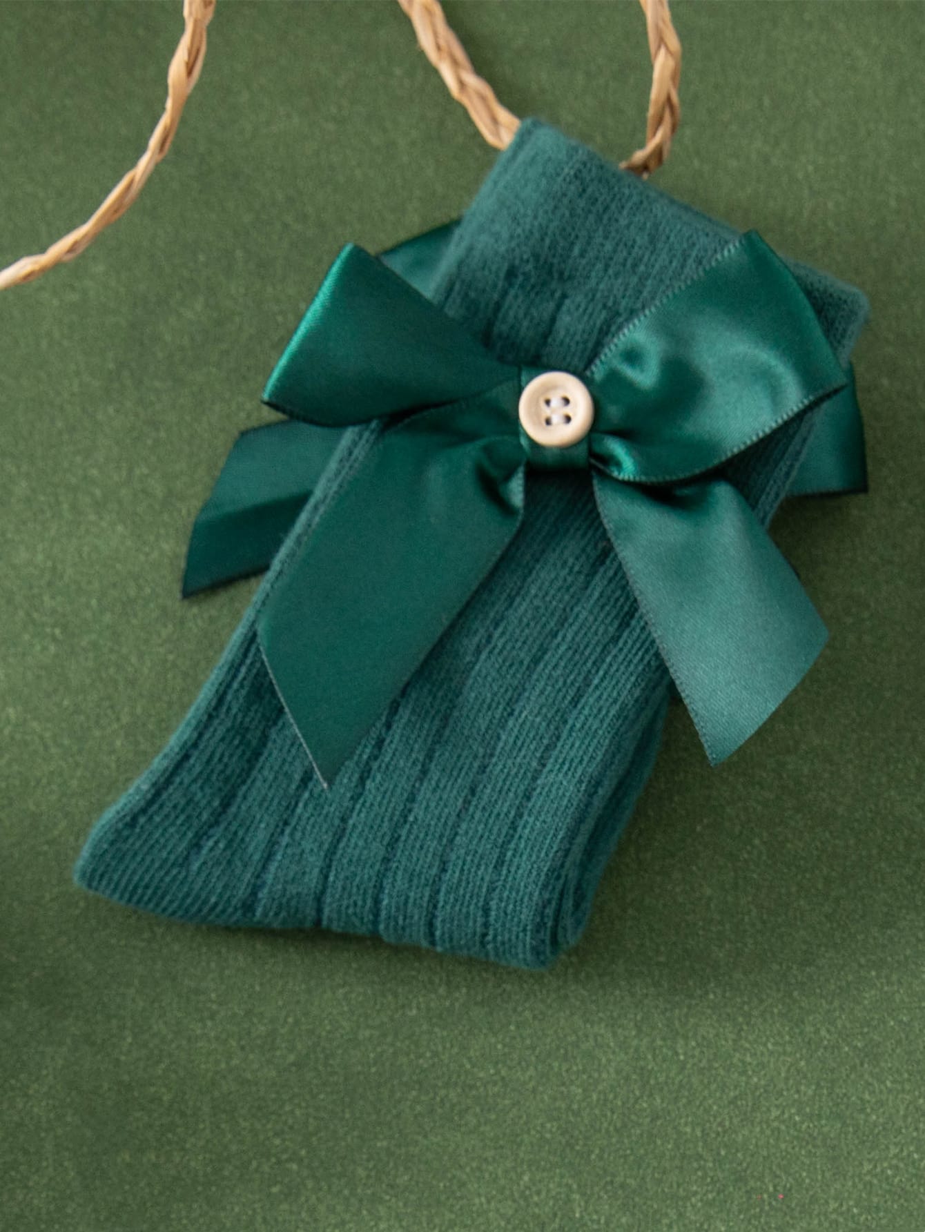Baby Bow Decor Socks