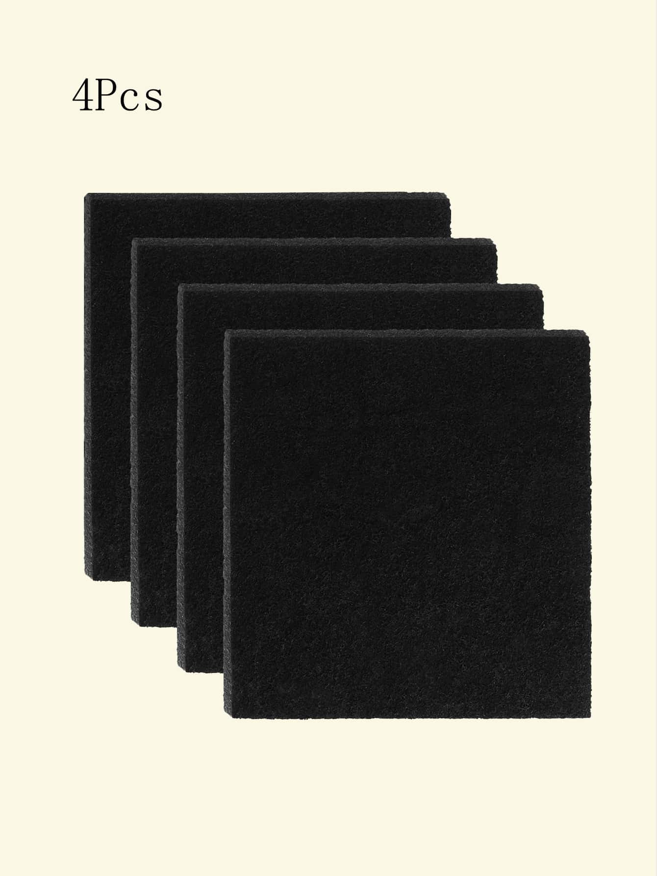 4pcs Cat Litter Box Deodorizing Filter Mat