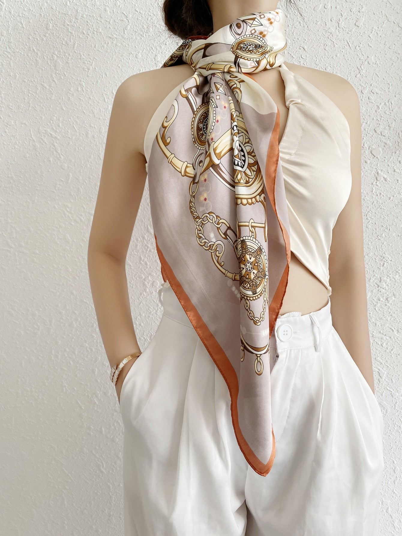 Chain Print Bandana