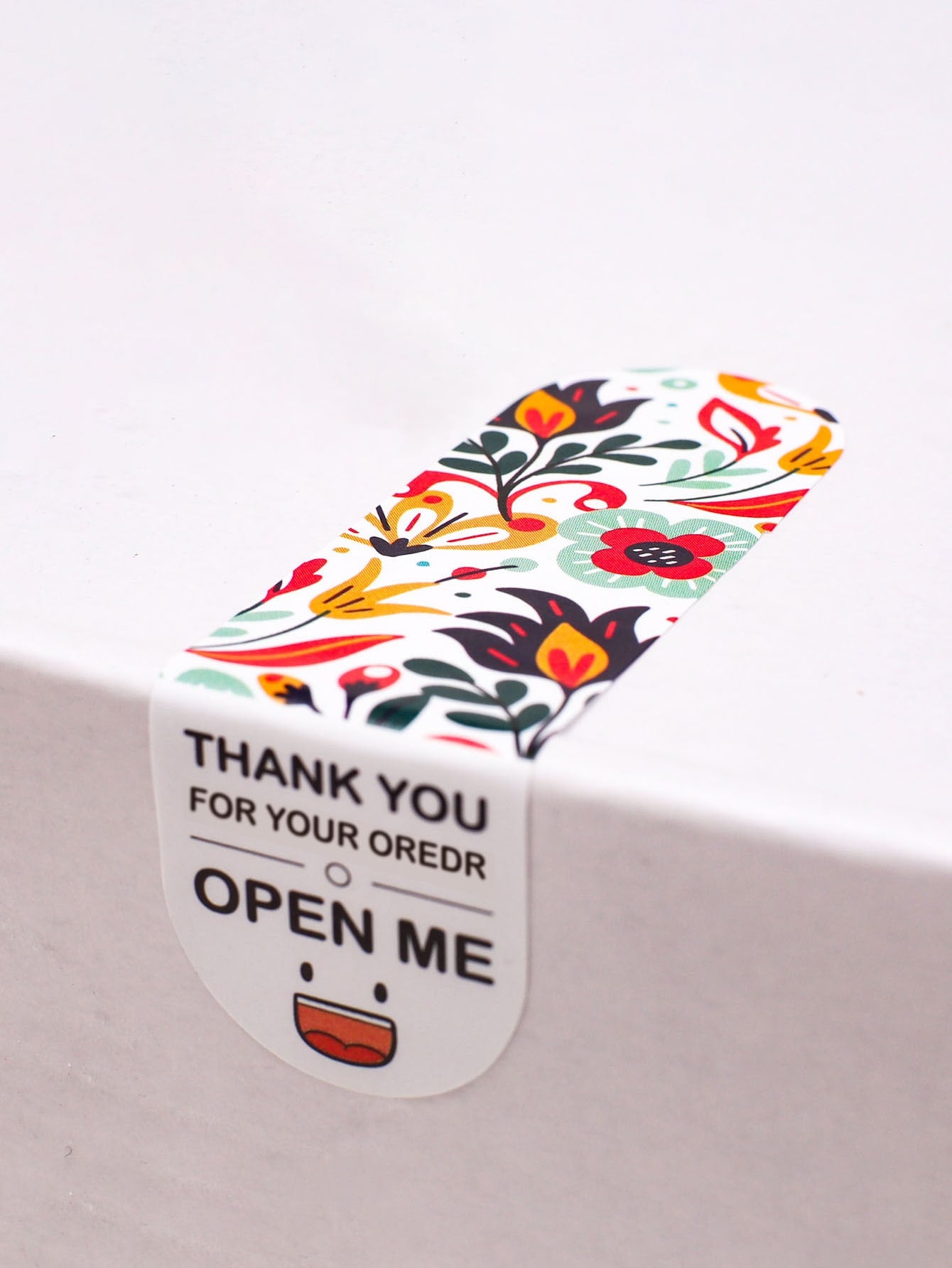 100pcs Flower Print Gift Sticker