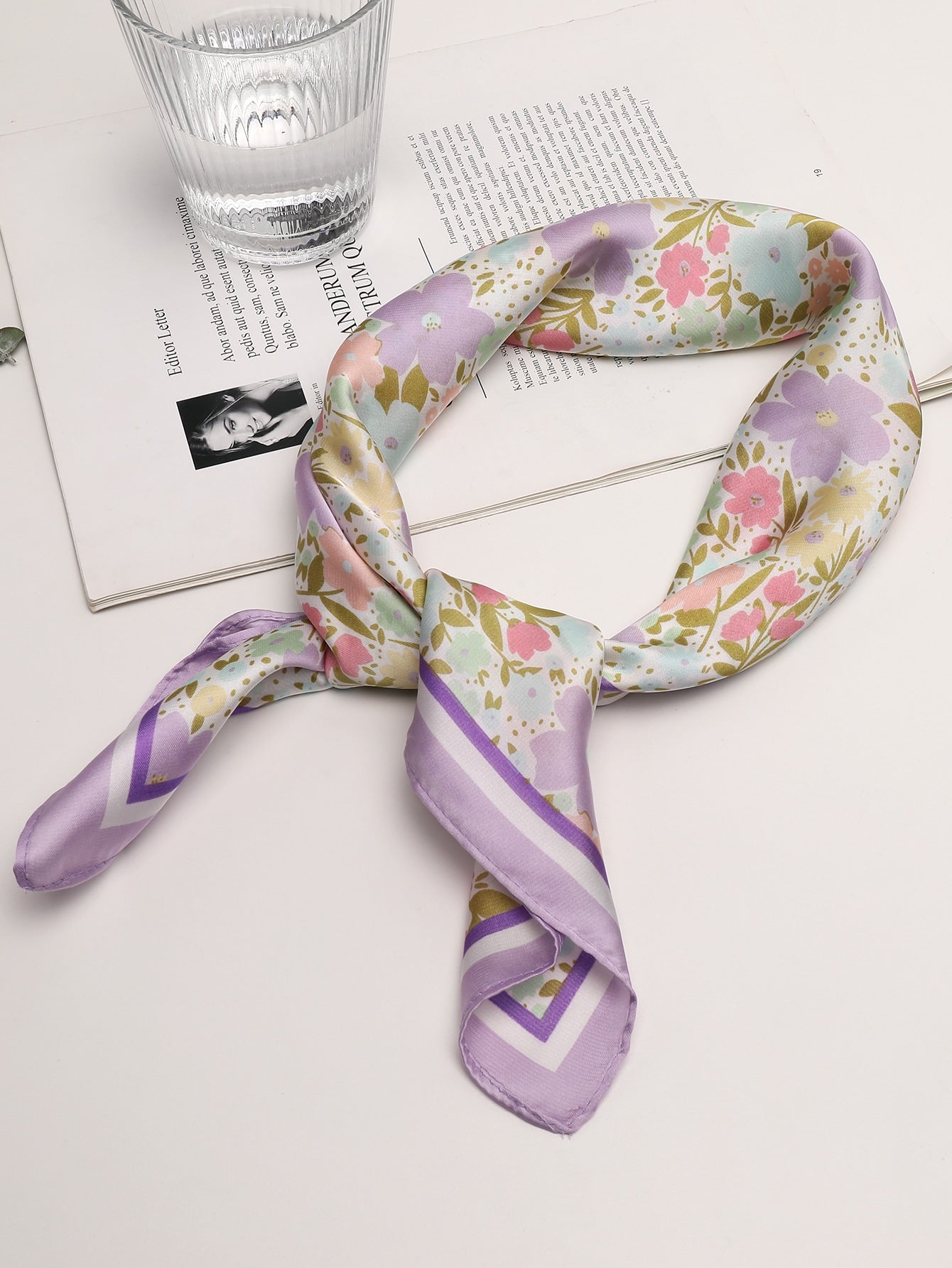 Floral Print Bandana