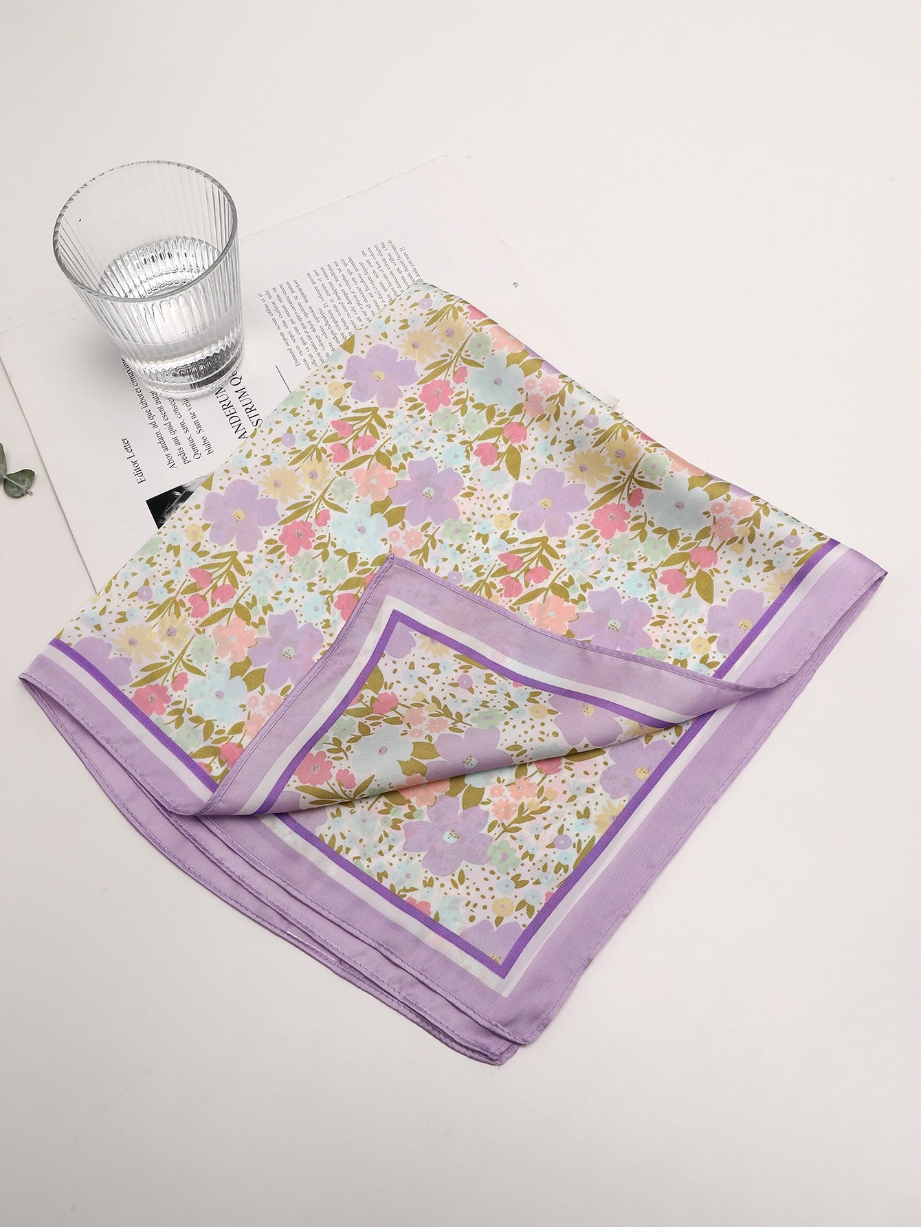 Floral Print Bandana