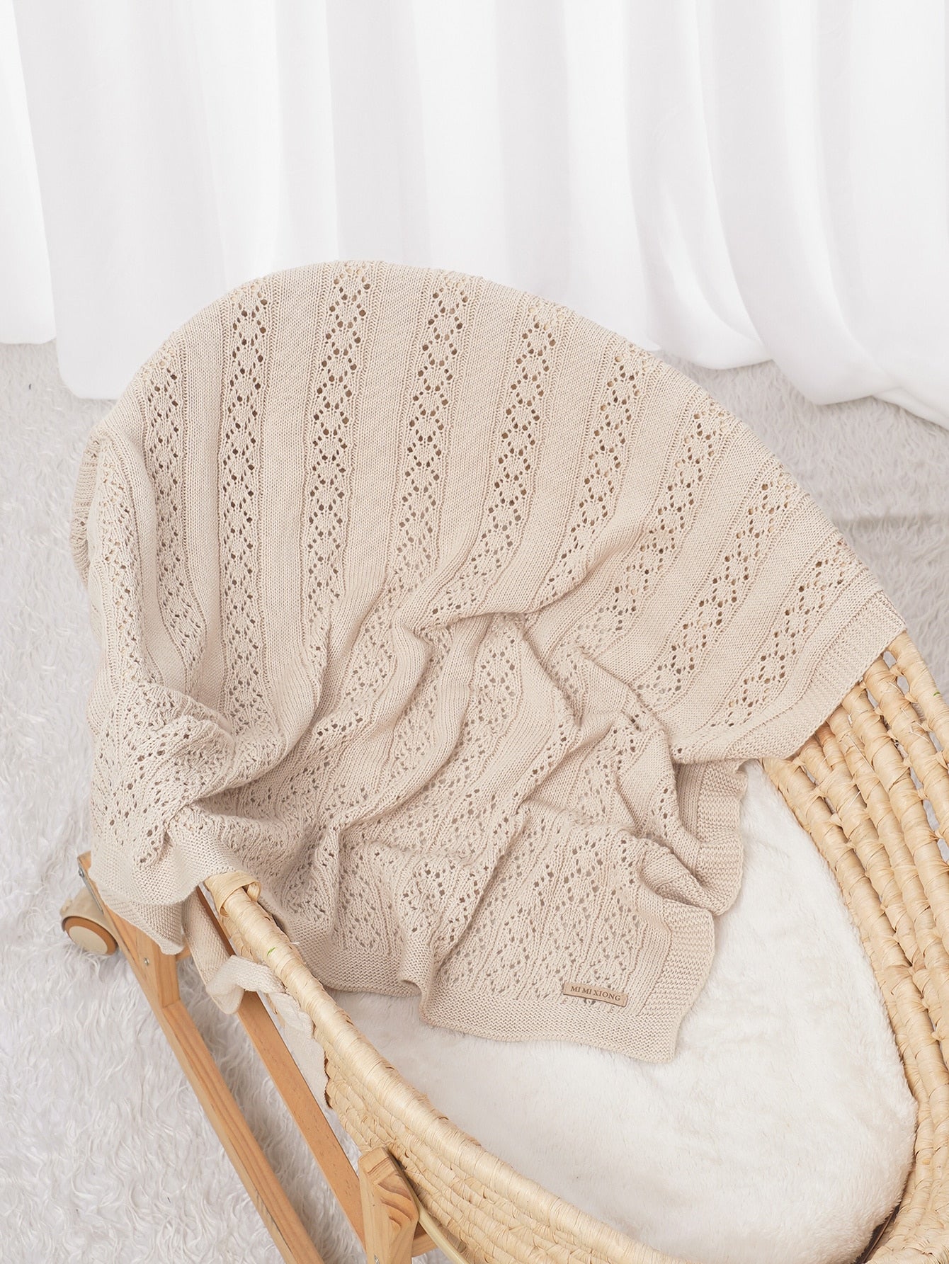 Solid Color Baby Swaddling Blanket