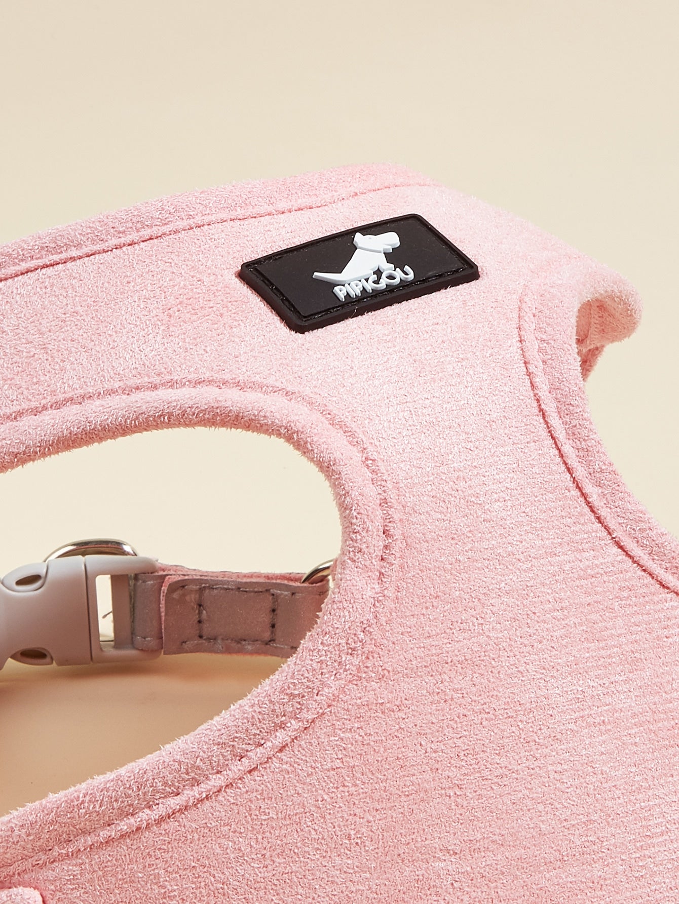 2pcs Plain Pet Leash Harness Set