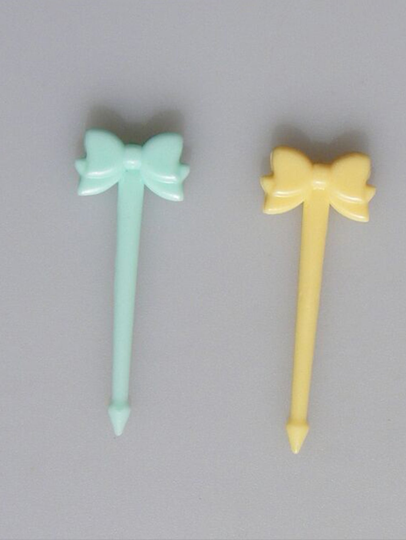 8pcs Cartoon Plastic Fruit Fork