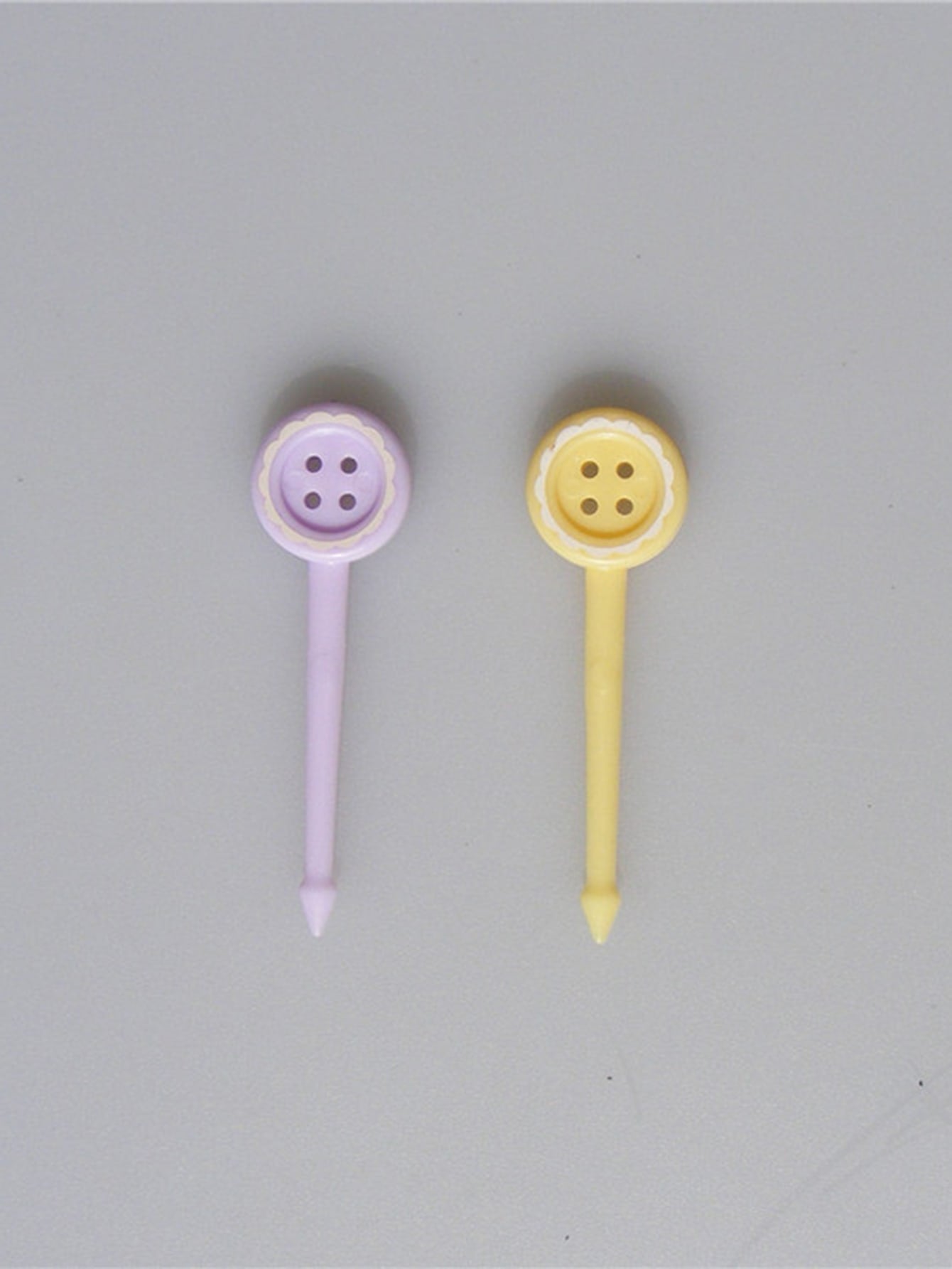 8pcs Cartoon Plastic Fruit Fork