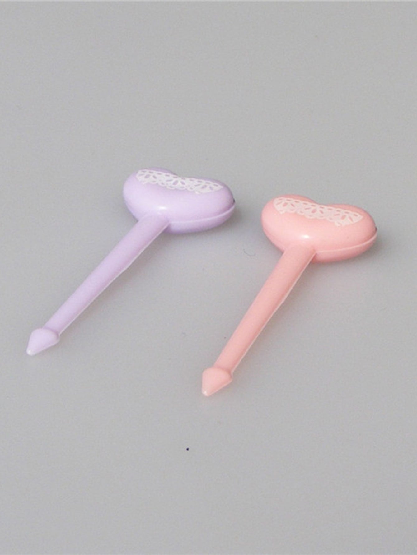 8pcs Cartoon Plastic Fruit Fork