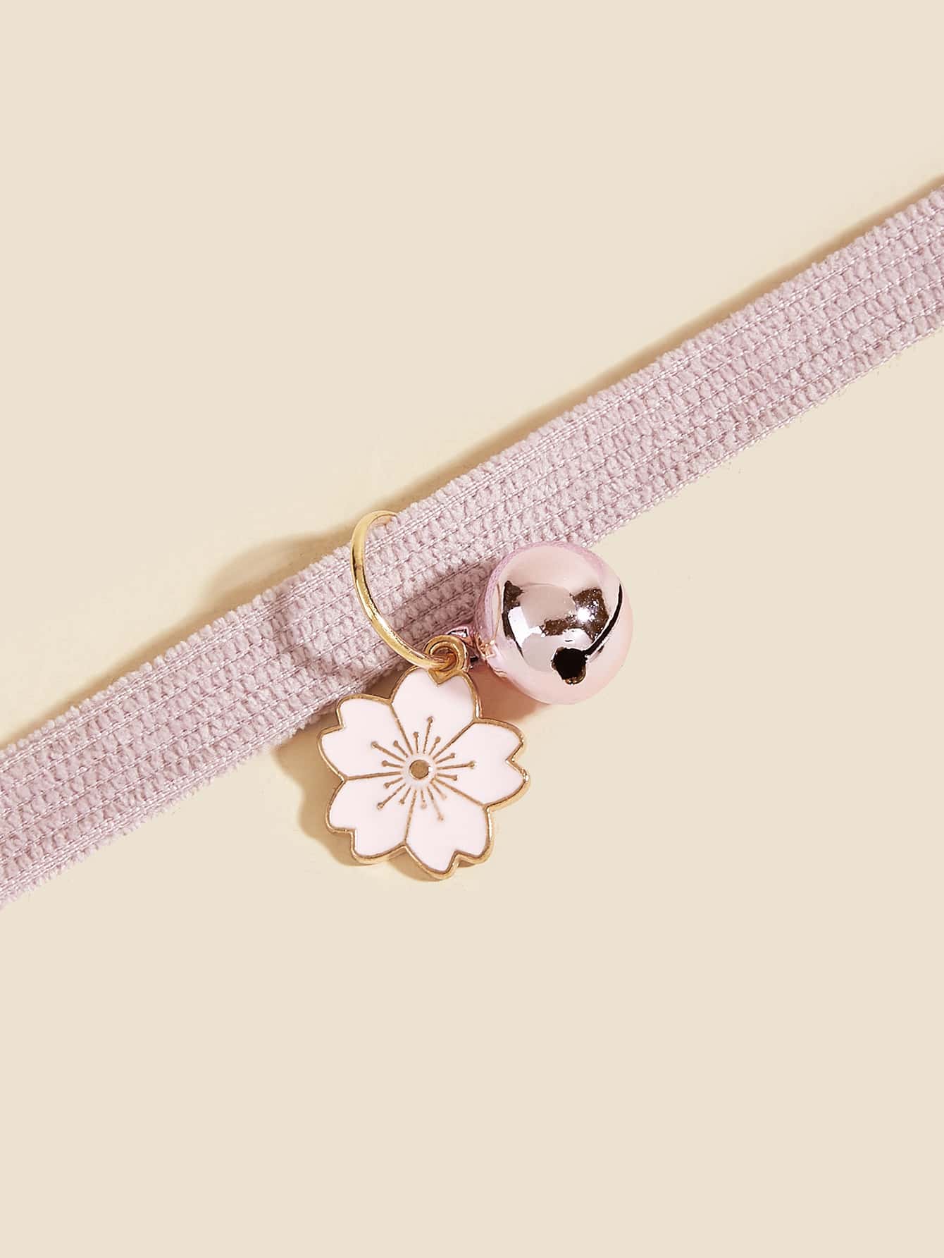 Floral Pendant Pet Necklace