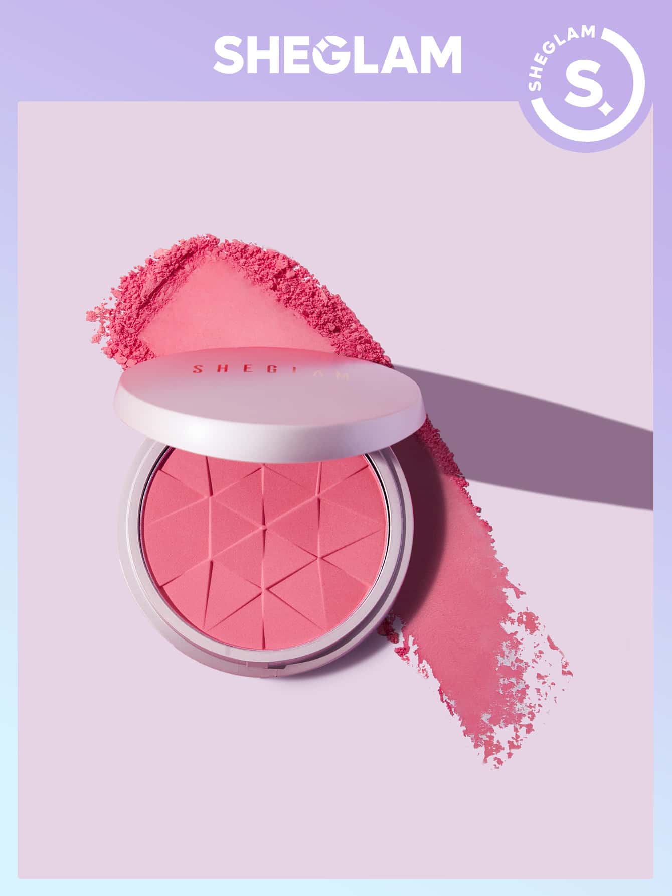 SHEGLAM Lightweight Matte Blush Insta Flame