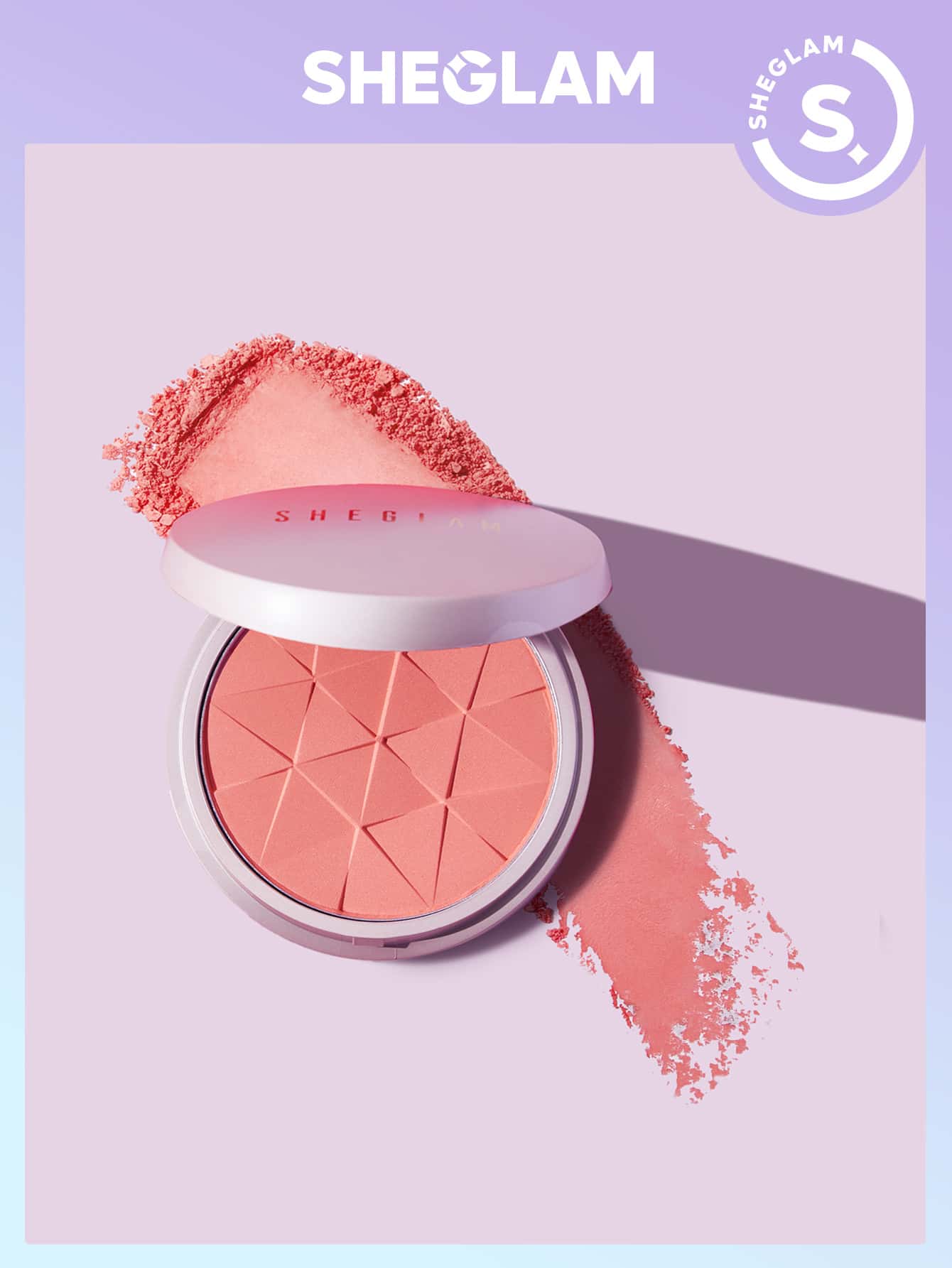SHEGLAM Lightweight Matte Blush Insta Flame