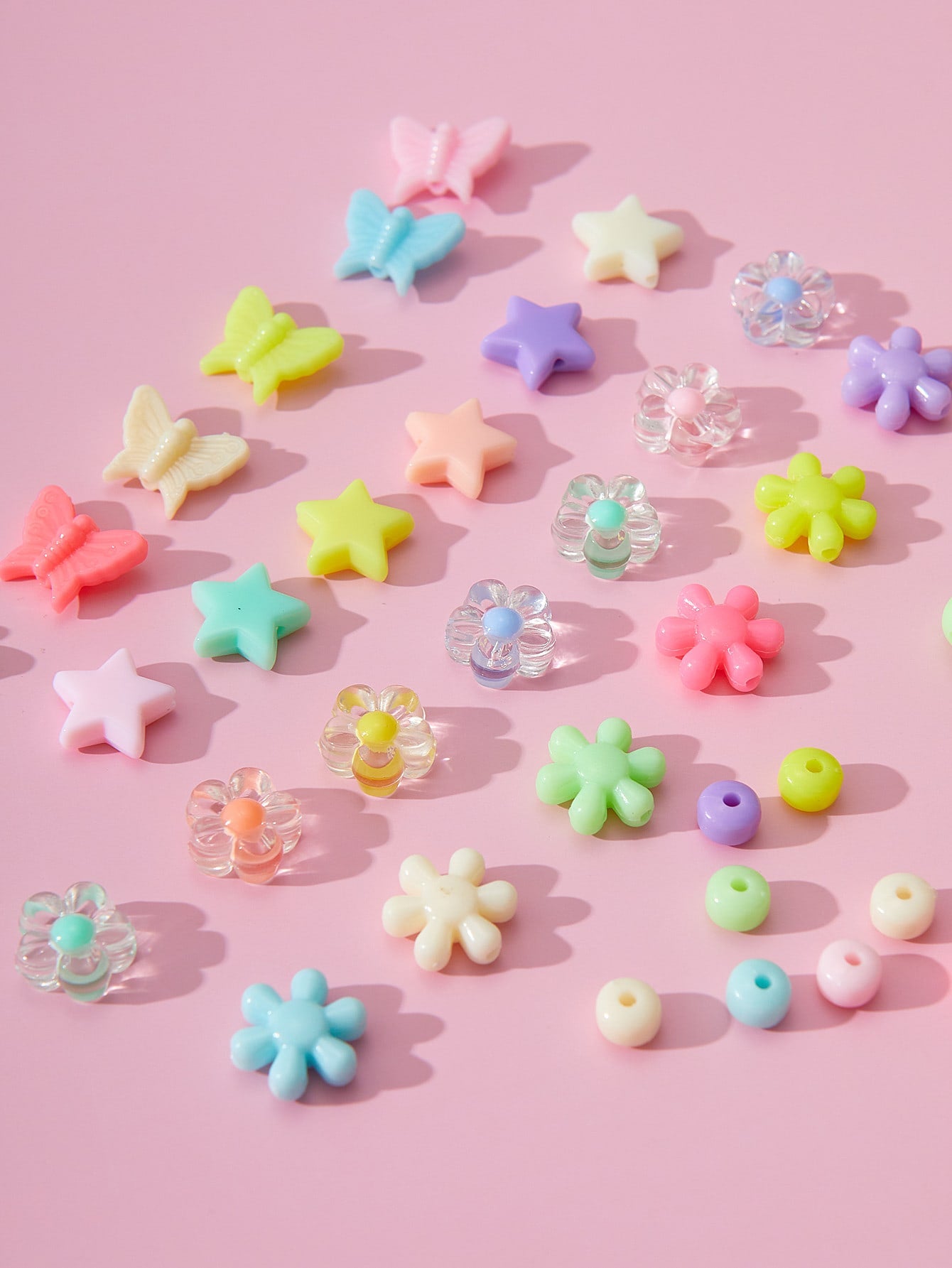 1box Random Color Bead Design DIY Jewelry Accessory Set
