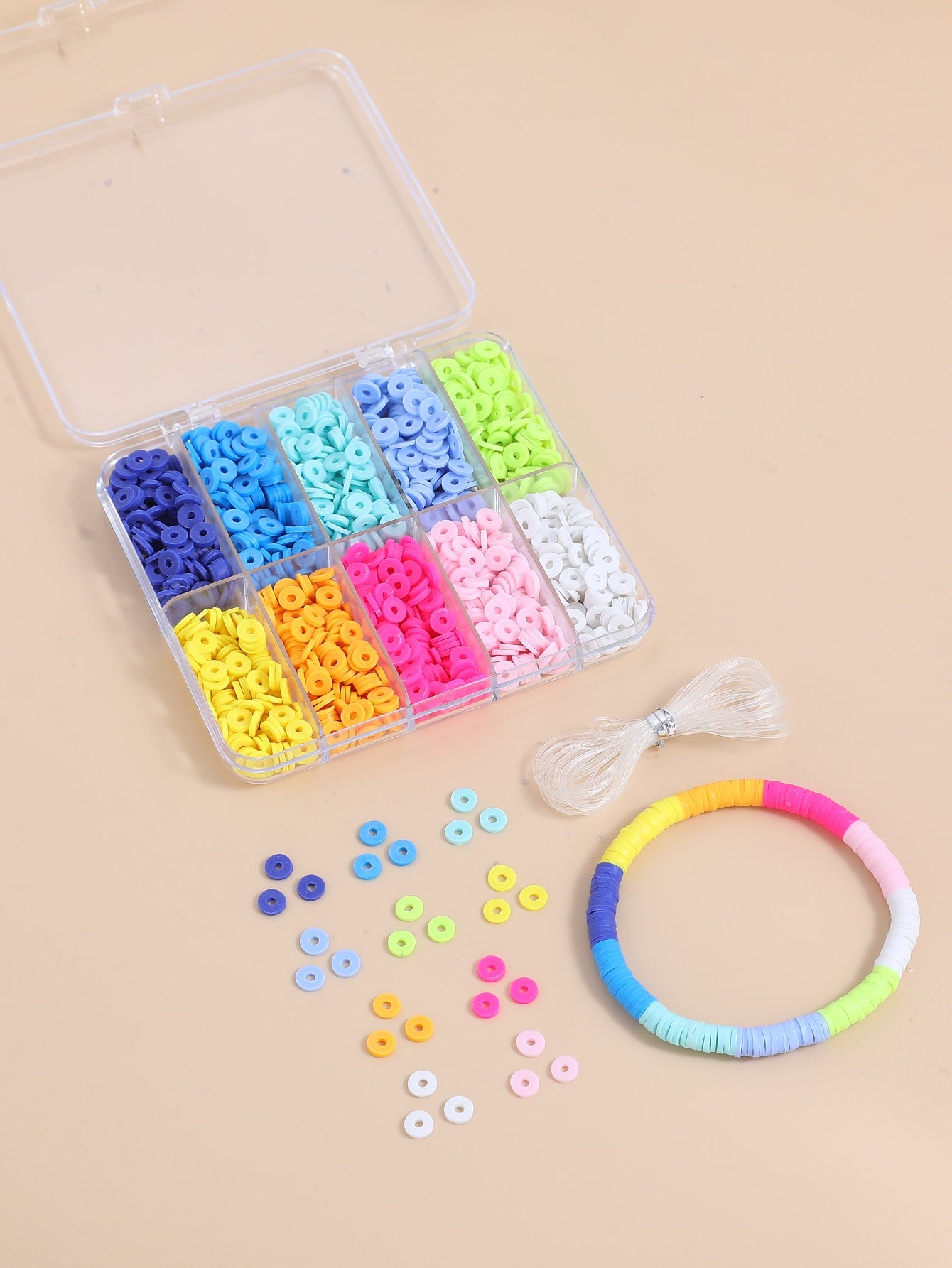 1box Random Color Bead Design DIY Jewelry Accessory Set