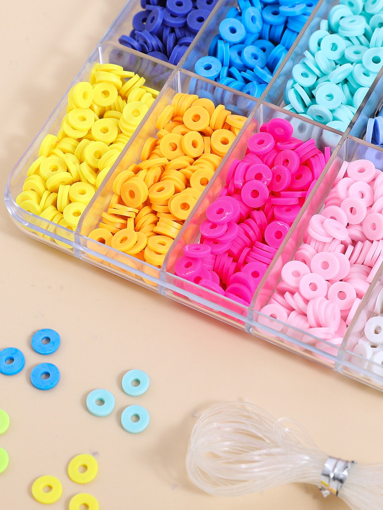 1box Random Color Bead Design DIY Jewelry Accessory Set