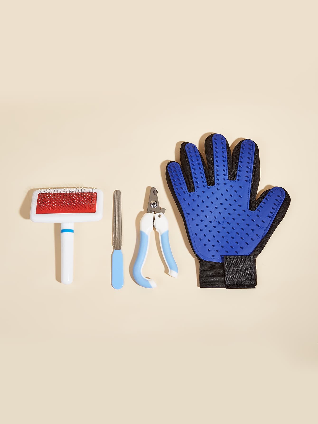 4pcs Pet Grooming Tool Set
