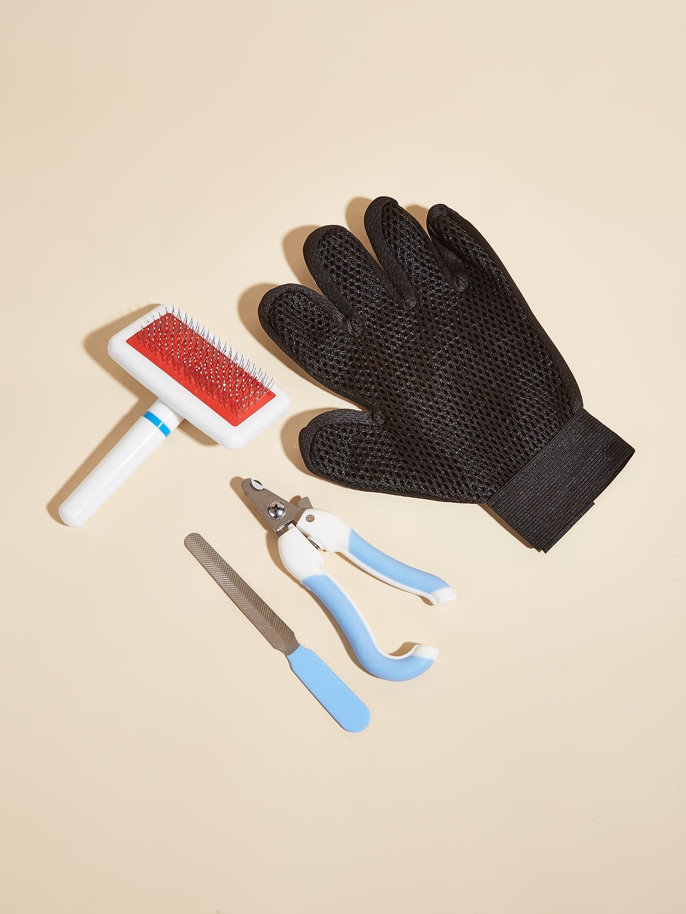 4pcs Pet Grooming Tool Set