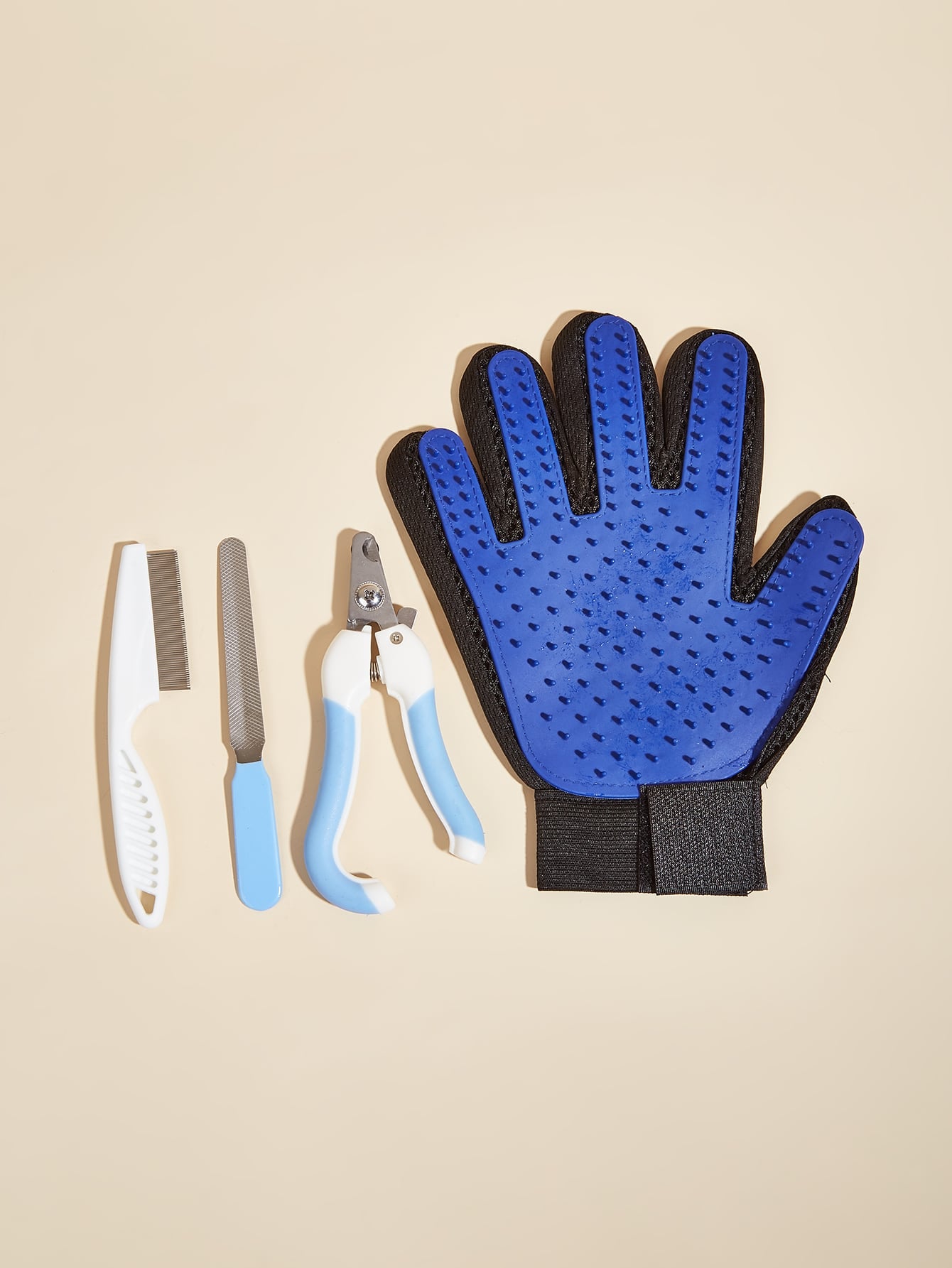 4pcs Pet Grooming Tool Set