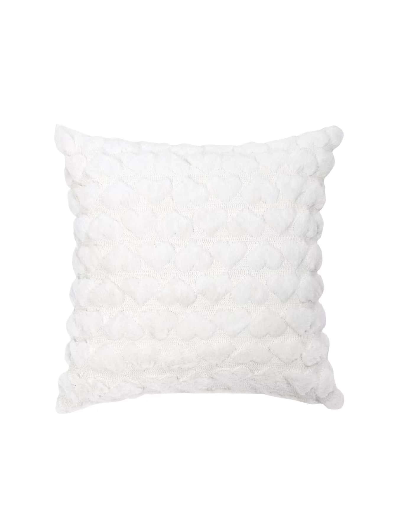 Heart Pattern Cushion Cover Without Filler