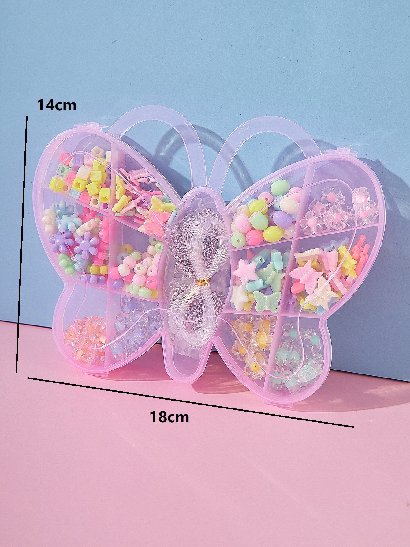 1box Random Color Bead Design DIY Jewelry Accessory Set