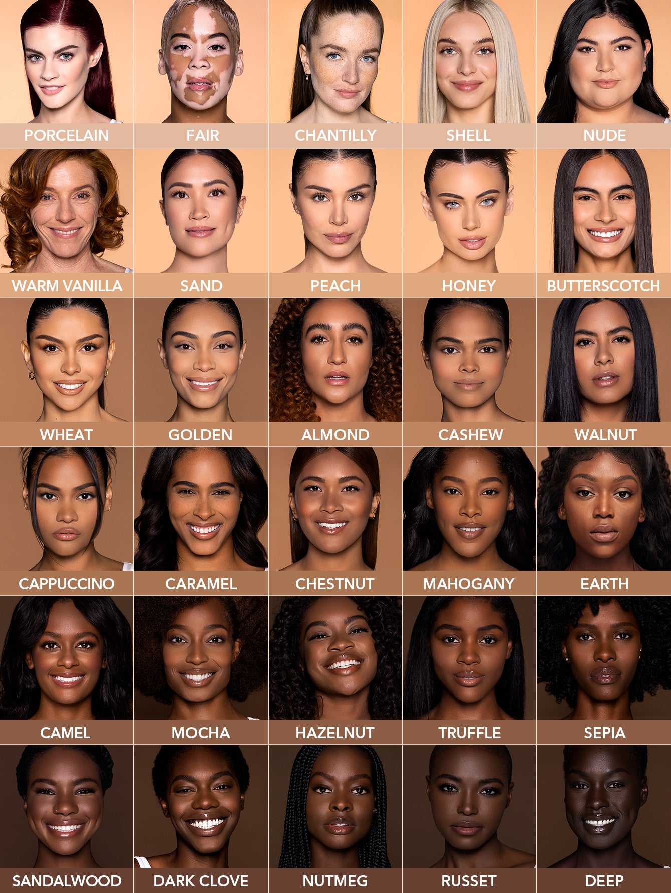 SHEGLAM Full Coverage Foundation Balm-Shell Long Lasting Flawless Moisturizing Foundation Oil-Control Color Corrector Concealer Poreless Cover Blemish Non-Greasy Non-Caking Smoother-Looking Cream Foundation