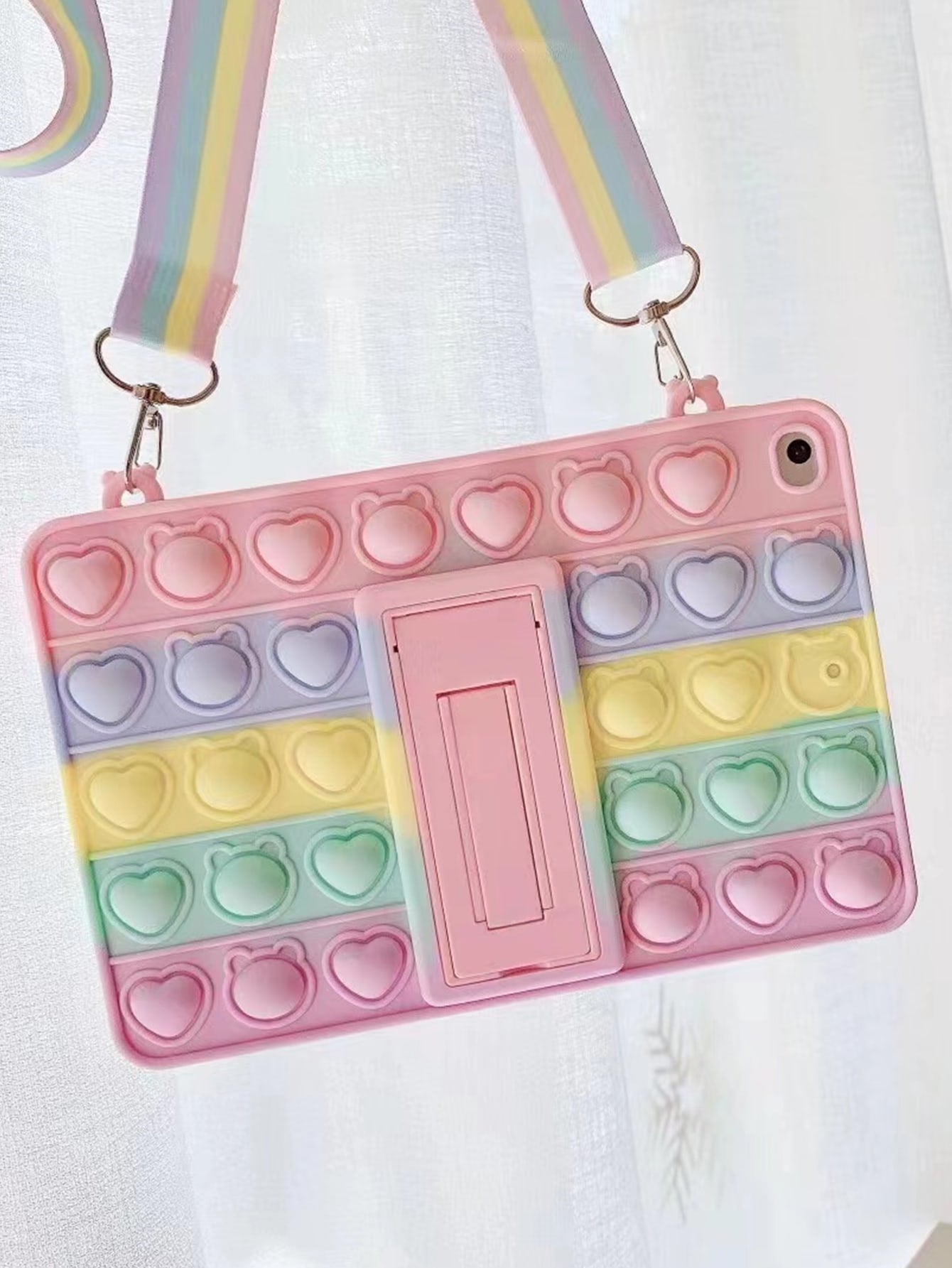 Push Pop Bubble Fidget Case Compatible With iPad
