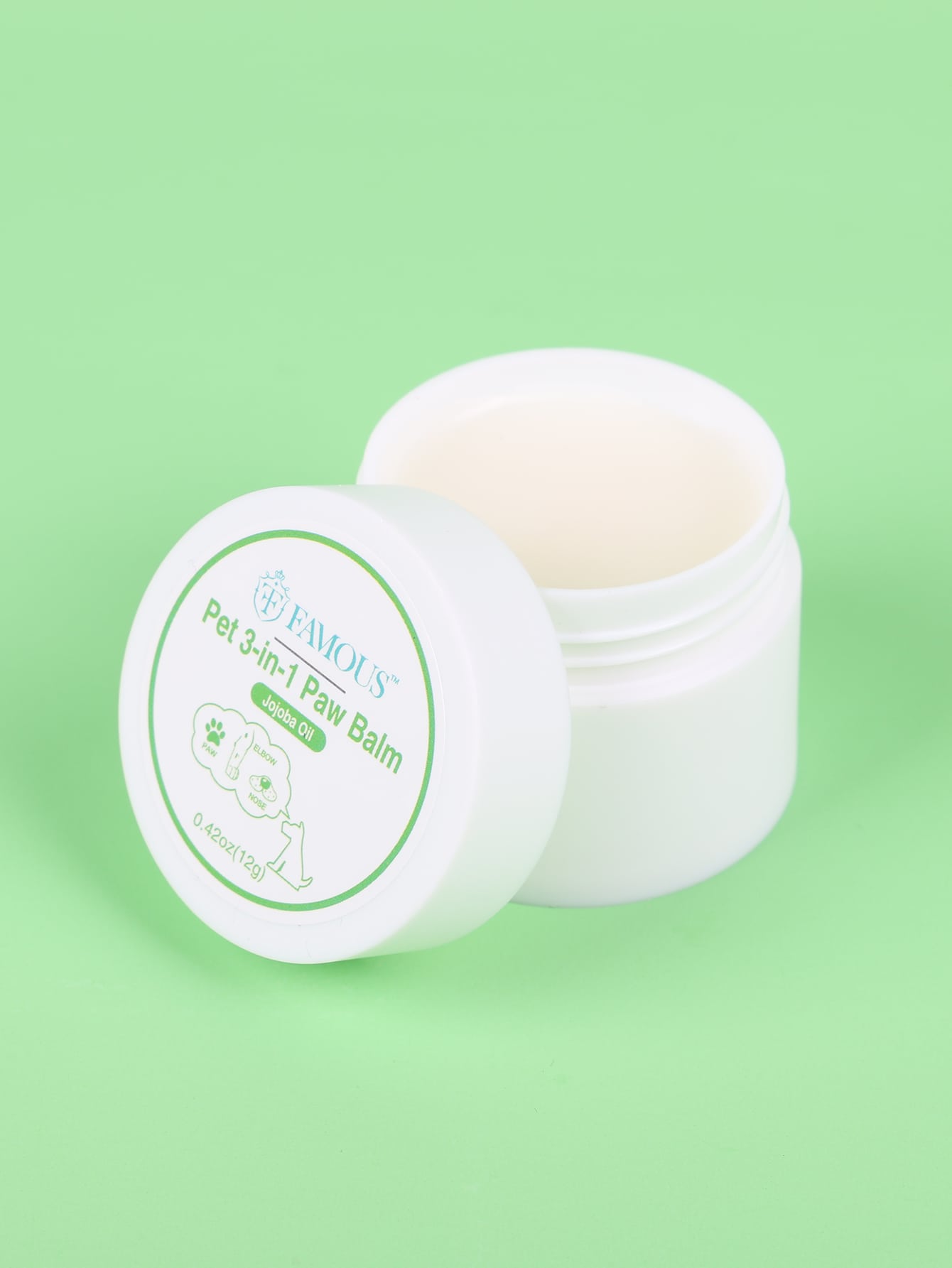 1pc Pet 3 In 1 Paw Balm