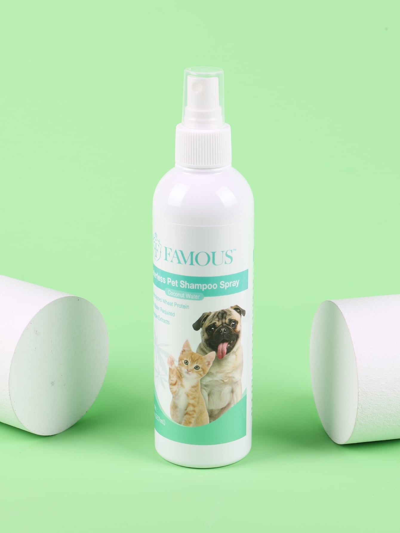 1pc 237ML Waterless Pet Shampoo Spray