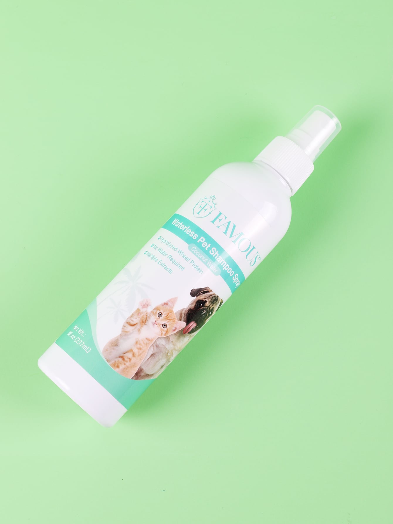 1pc 237ML Waterless Pet Shampoo Spray