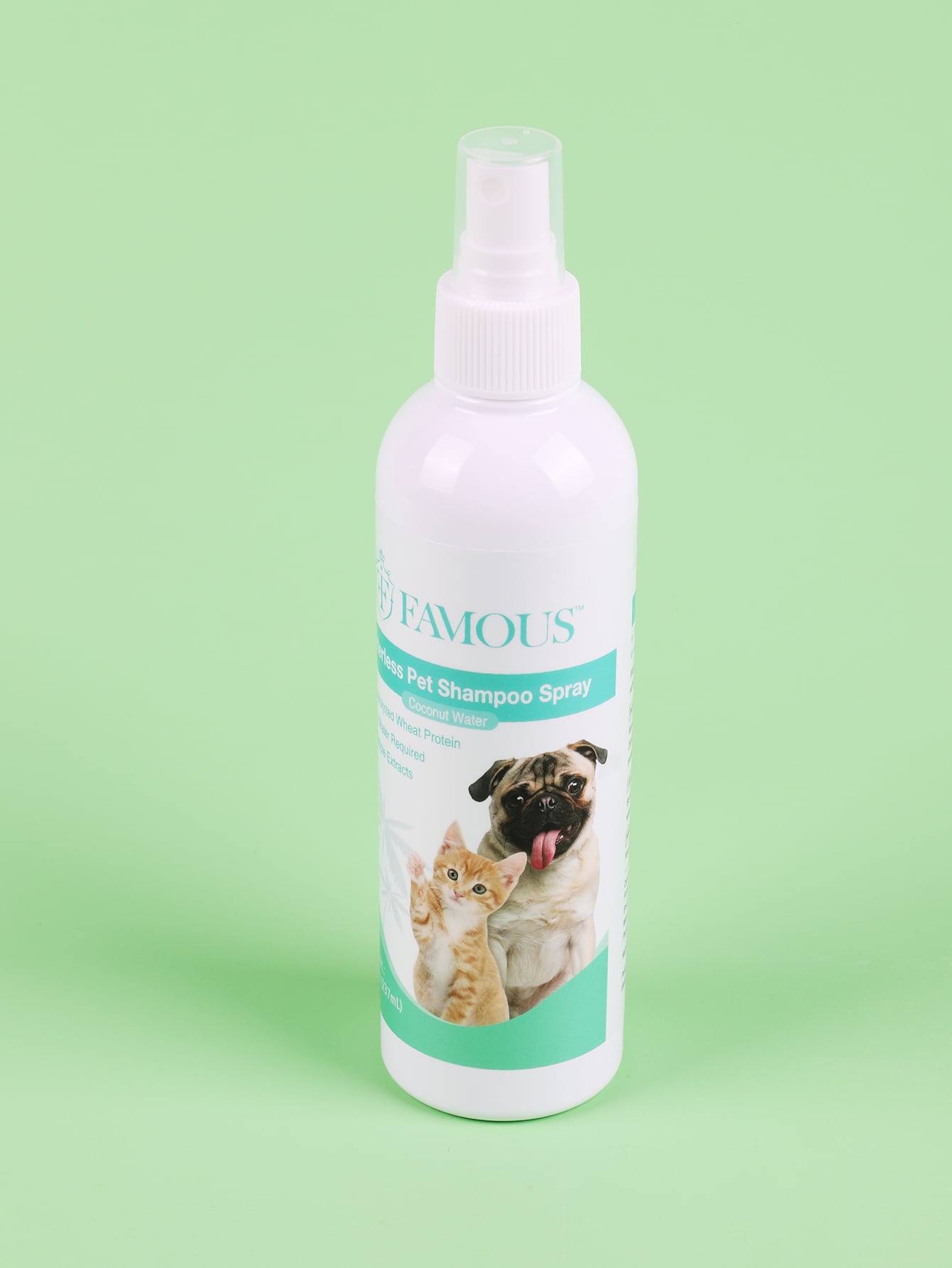 1pc 237ML Waterless Pet Shampoo Spray