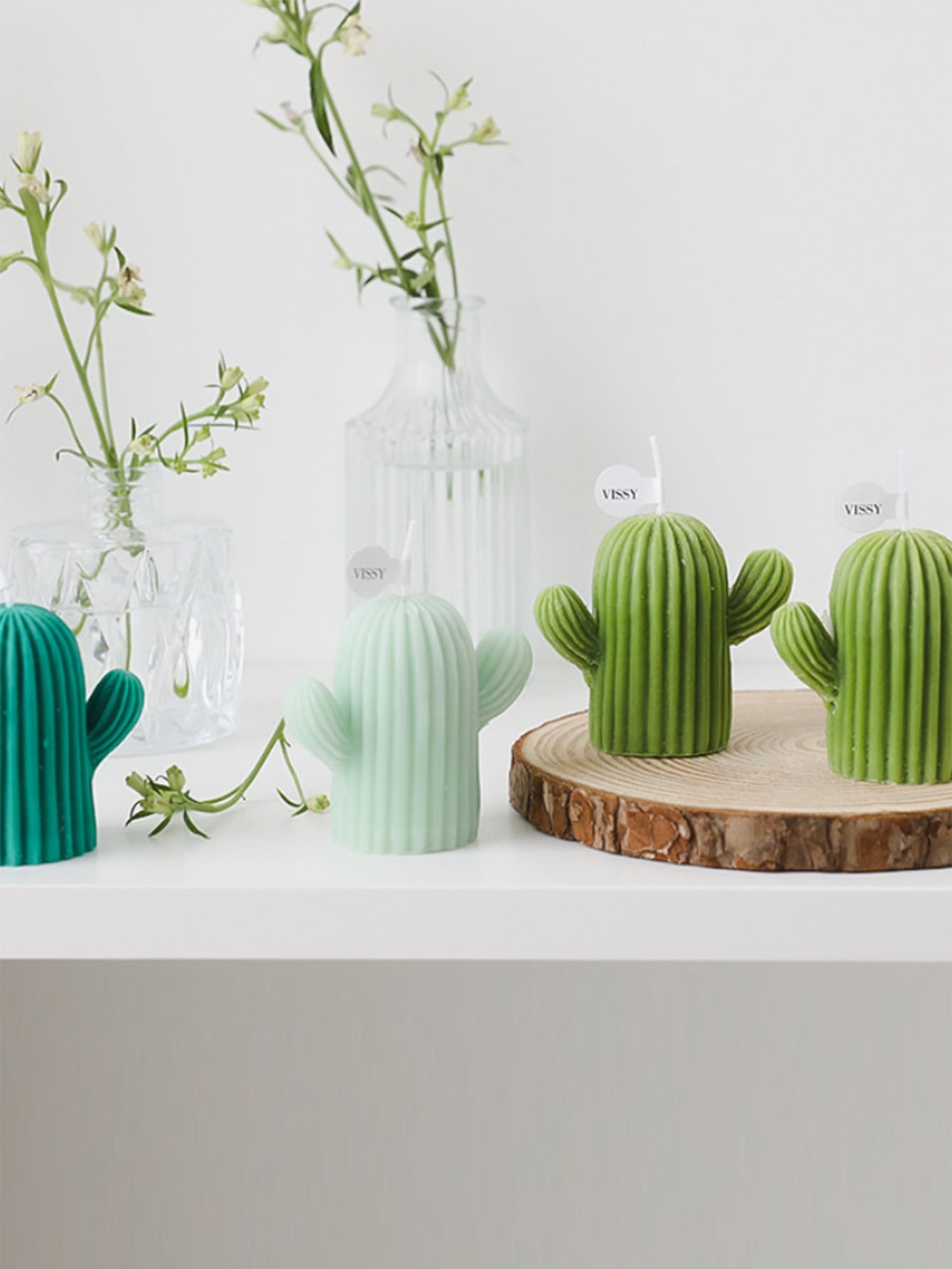 1pc Cactus Shaped DIY Silicone Mold