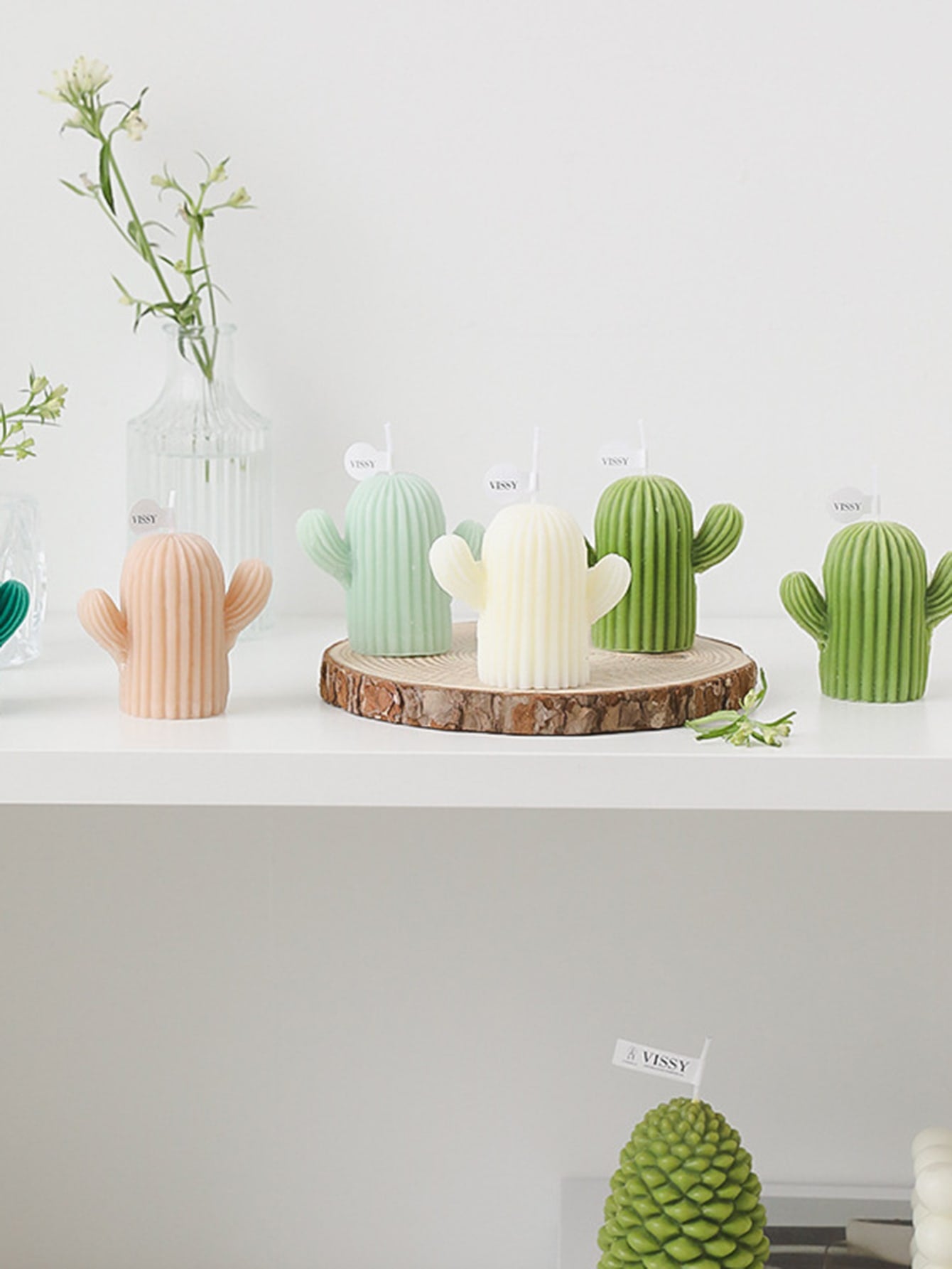 1pc Cactus Shaped DIY Silicone Mold