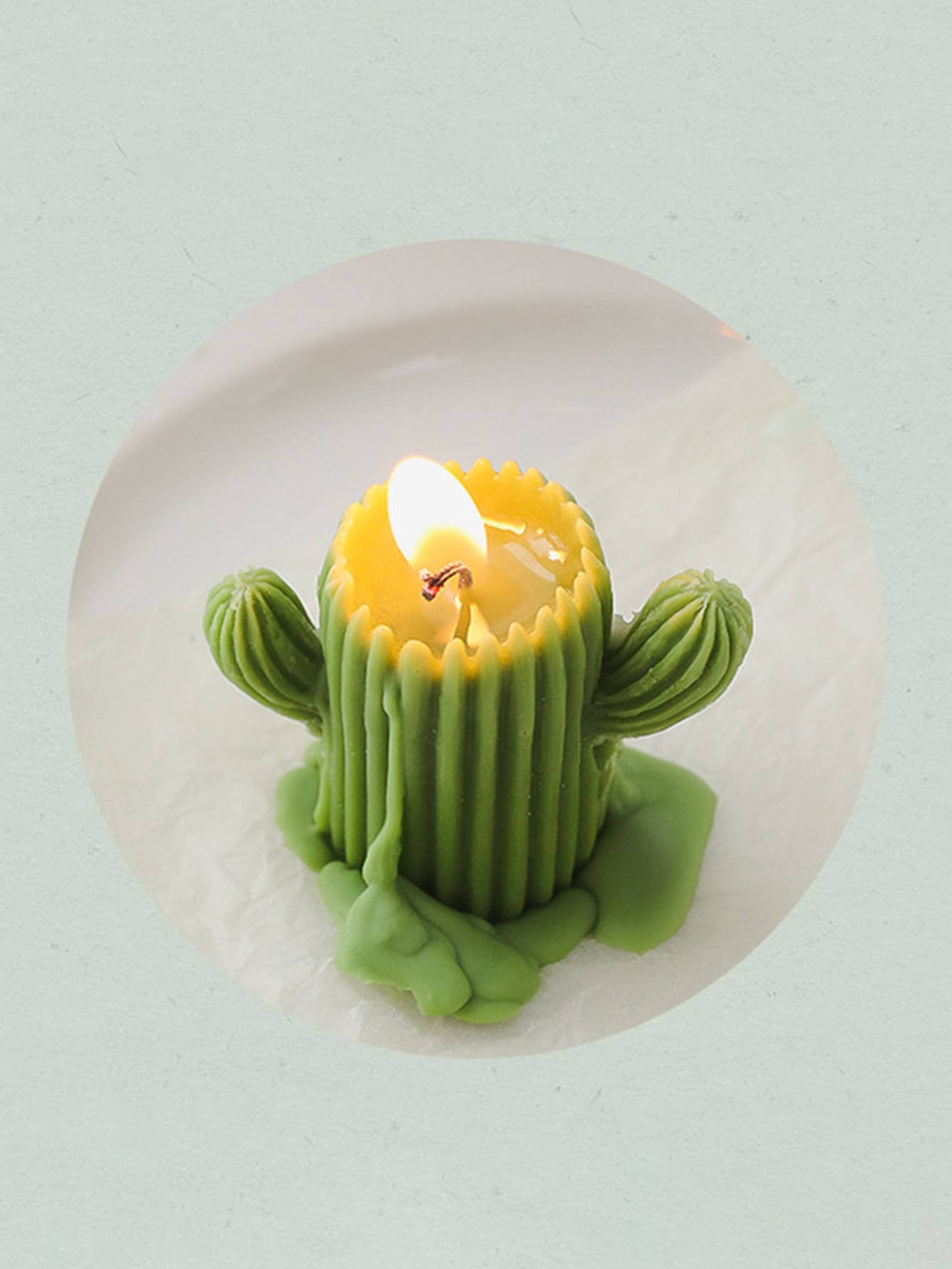1pc Cactus Shaped DIY Silicone Mold