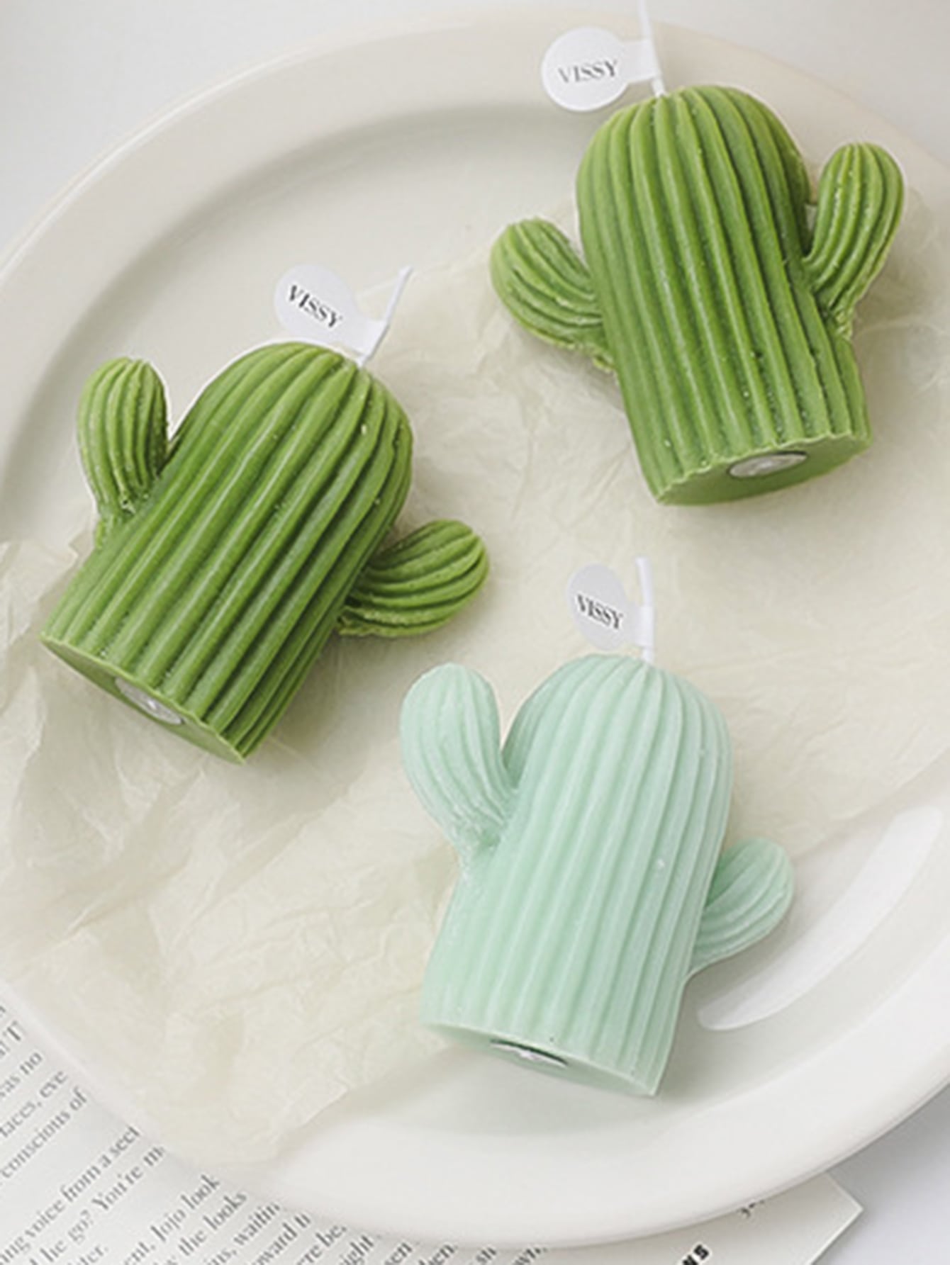 1pc Cactus Shaped DIY Silicone Mold