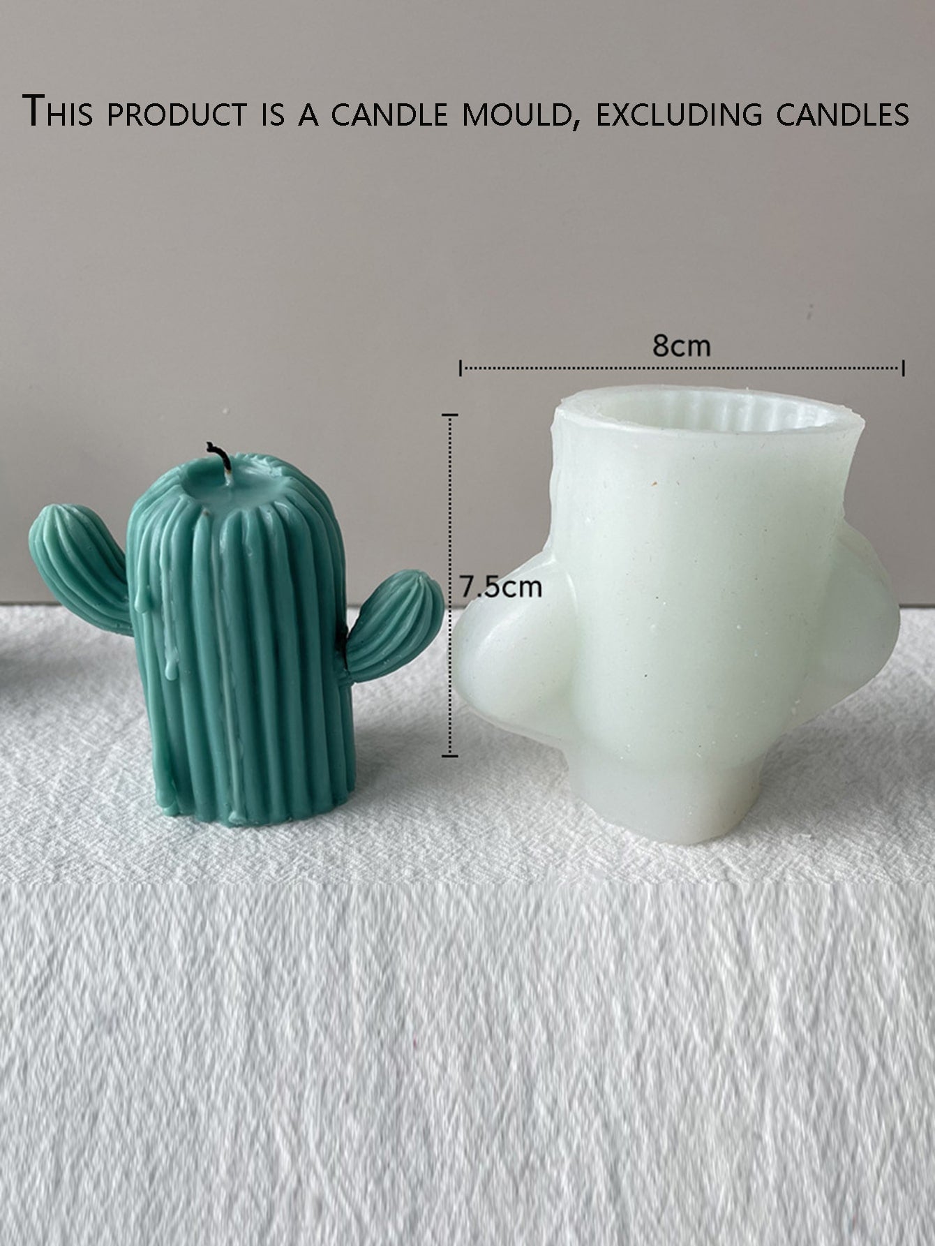 1pc Cactus Shaped DIY Silicone Mold