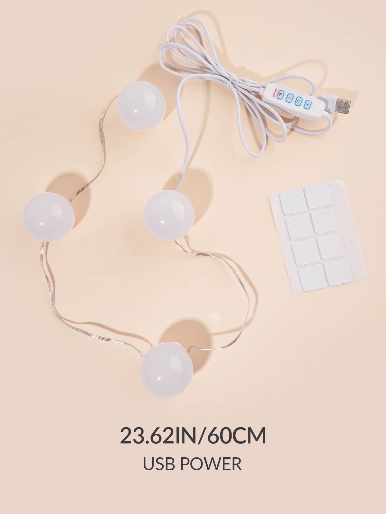 4pcs 3 Color Modes Stepless Dimming Vanity Light