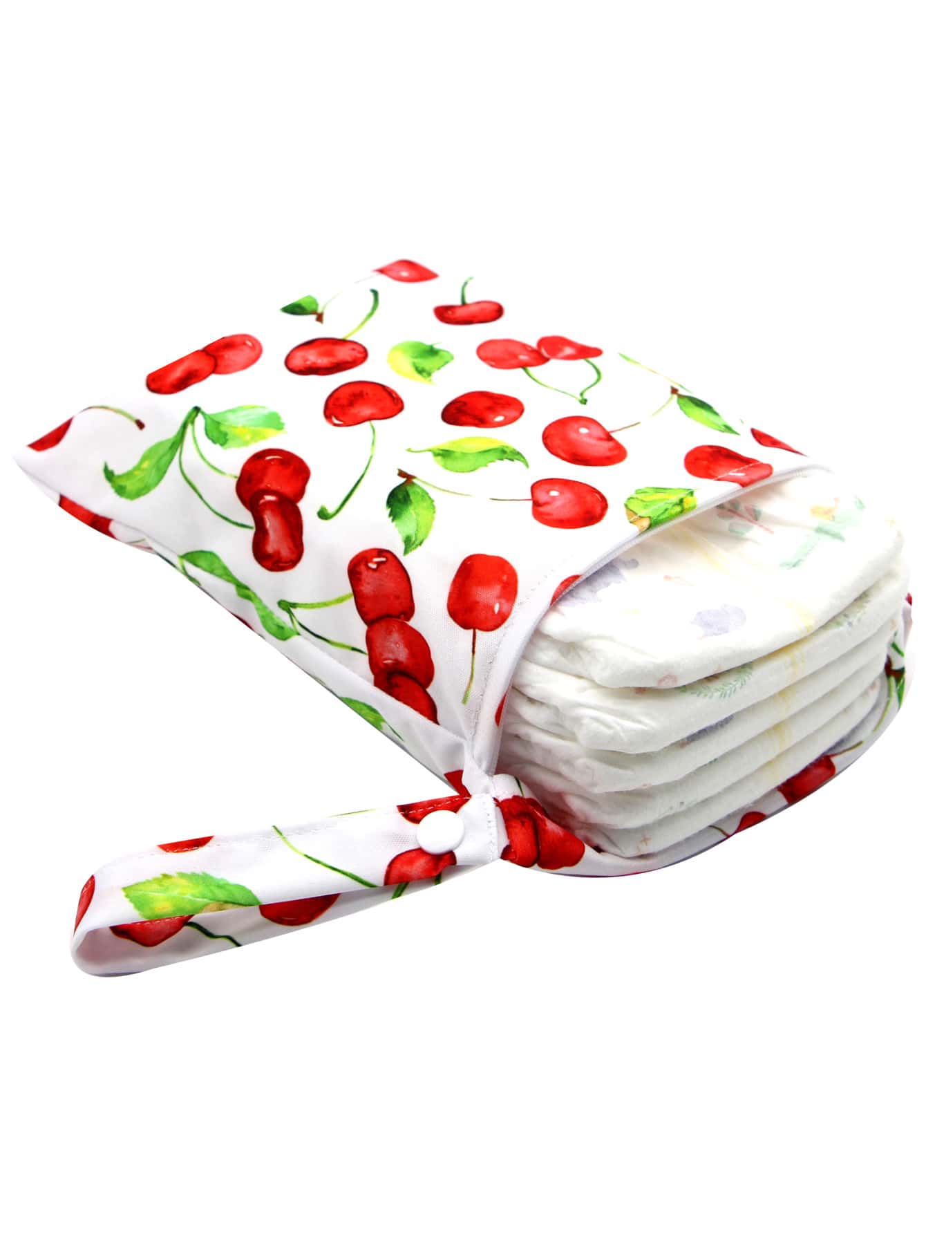 Chevron Pattern Diaper Storage Bag