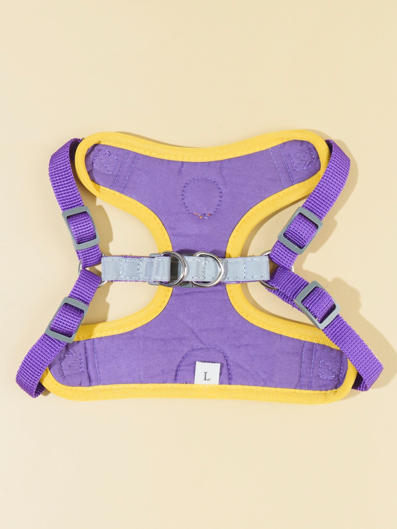 2pcs Dog Print Pet Leash Harness Set