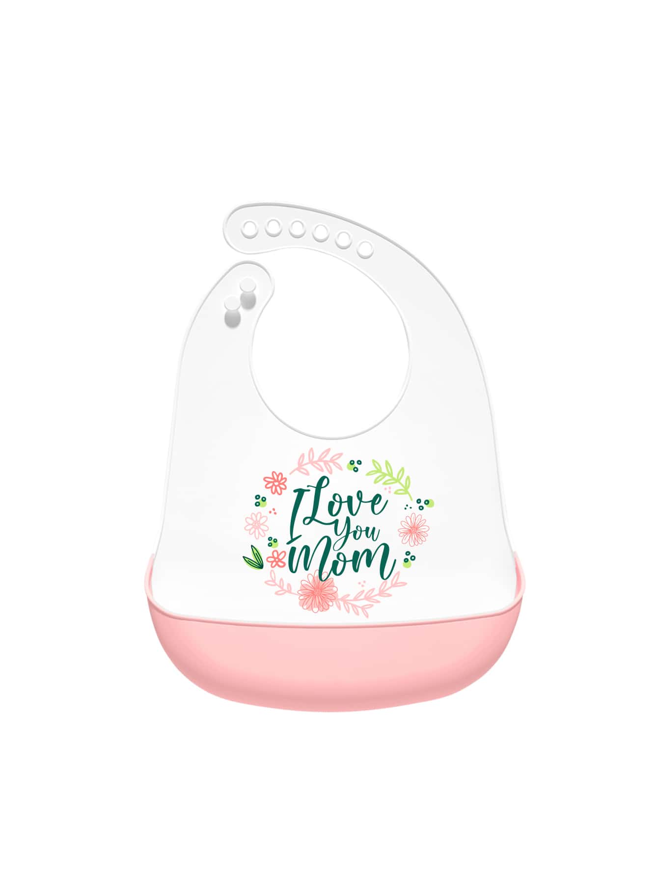 Baby Letter Graphic Bib
