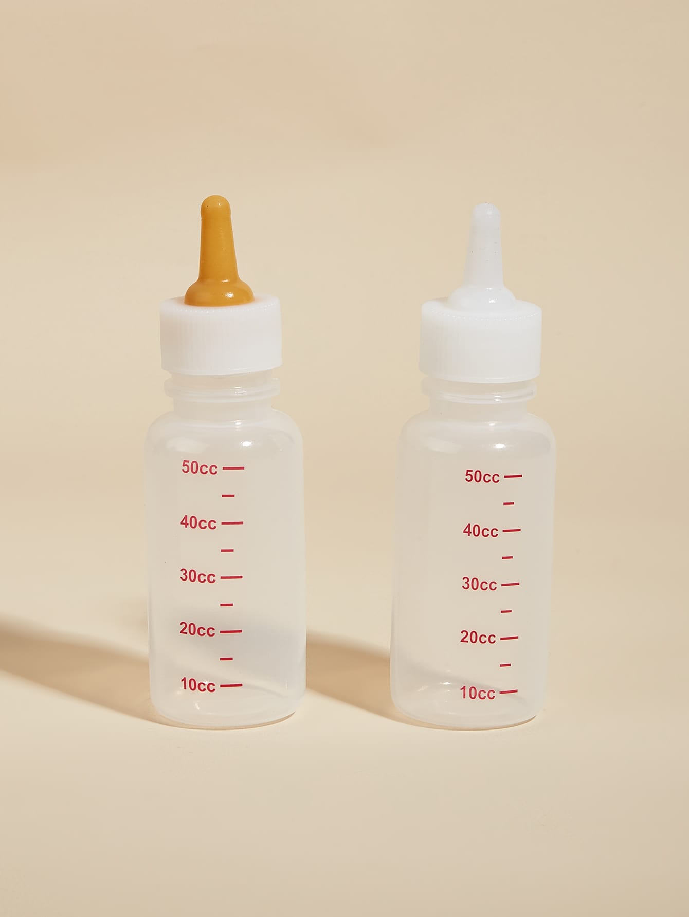 1pc 50ML Random Pet Milk Bottle