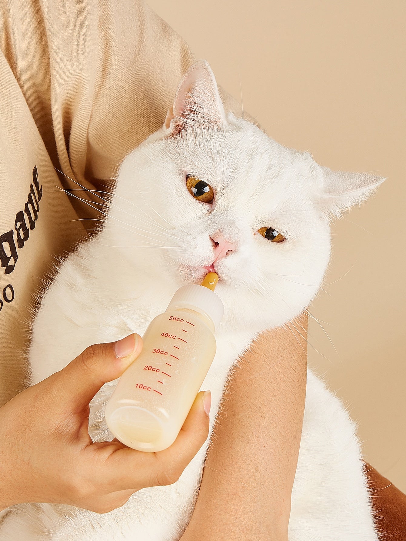 1pc 50ML Random Pet Milk Bottle