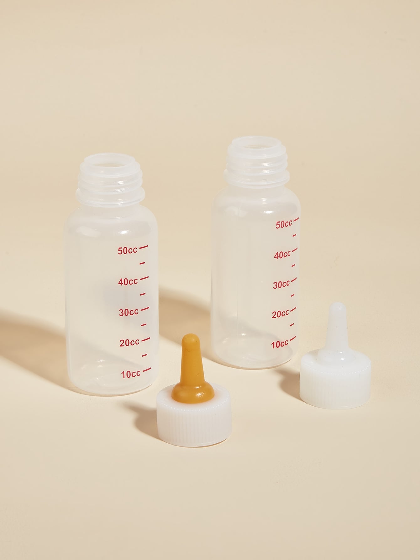 1pc 50ML Random Pet Milk Bottle