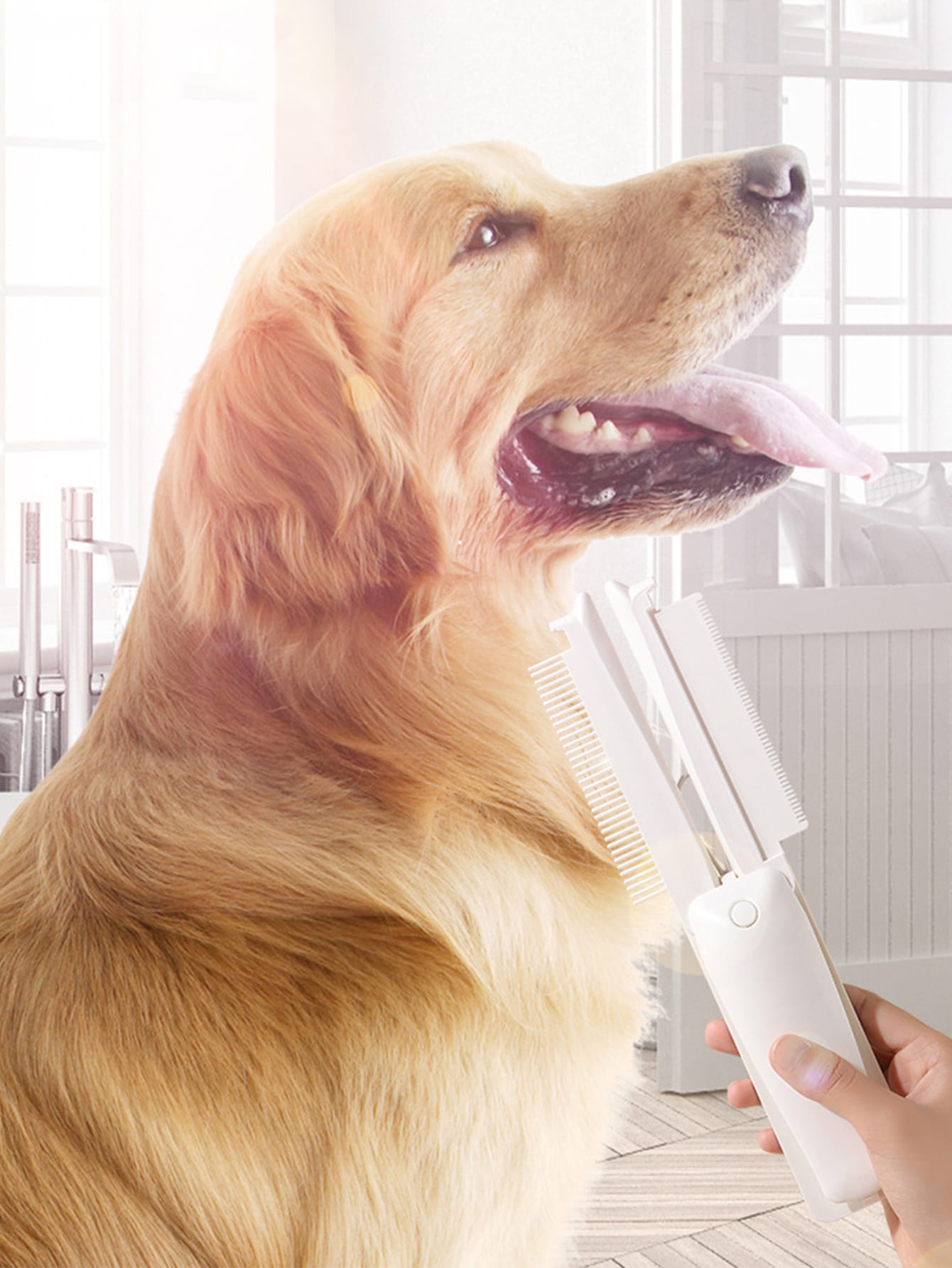 1pc Random Color Pet Hair Remover Comb